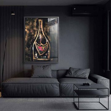 DOTCOMCANVAS® Acrylglasbild Bronze Champaign - Acrylglas, Acrylglasbild Champagner Dom Perignon Bronze Champaign luxus elegant