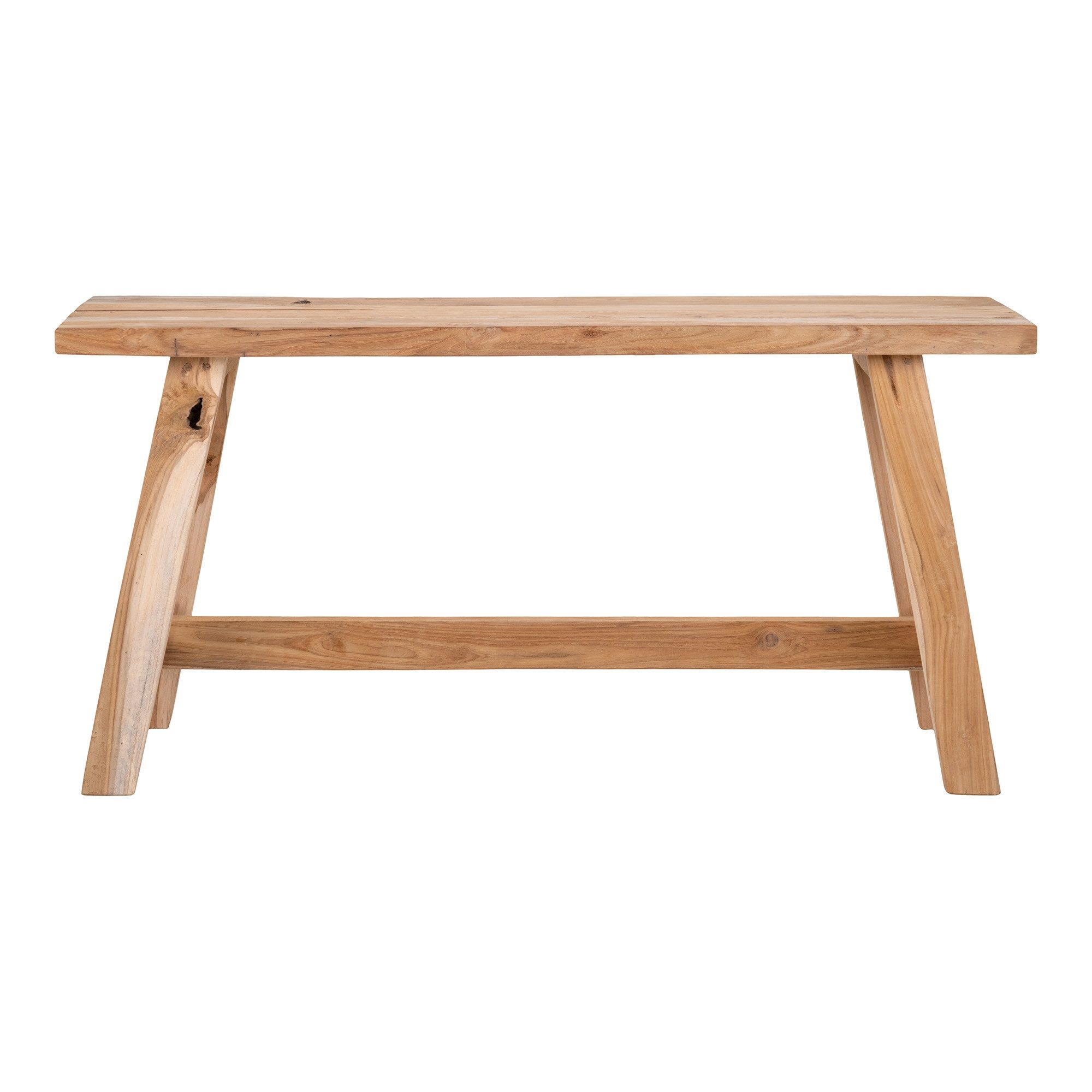 House Nordic Sitzbank Barcelona, in Natur, Teak - 90x45x25cm (BxHxT)