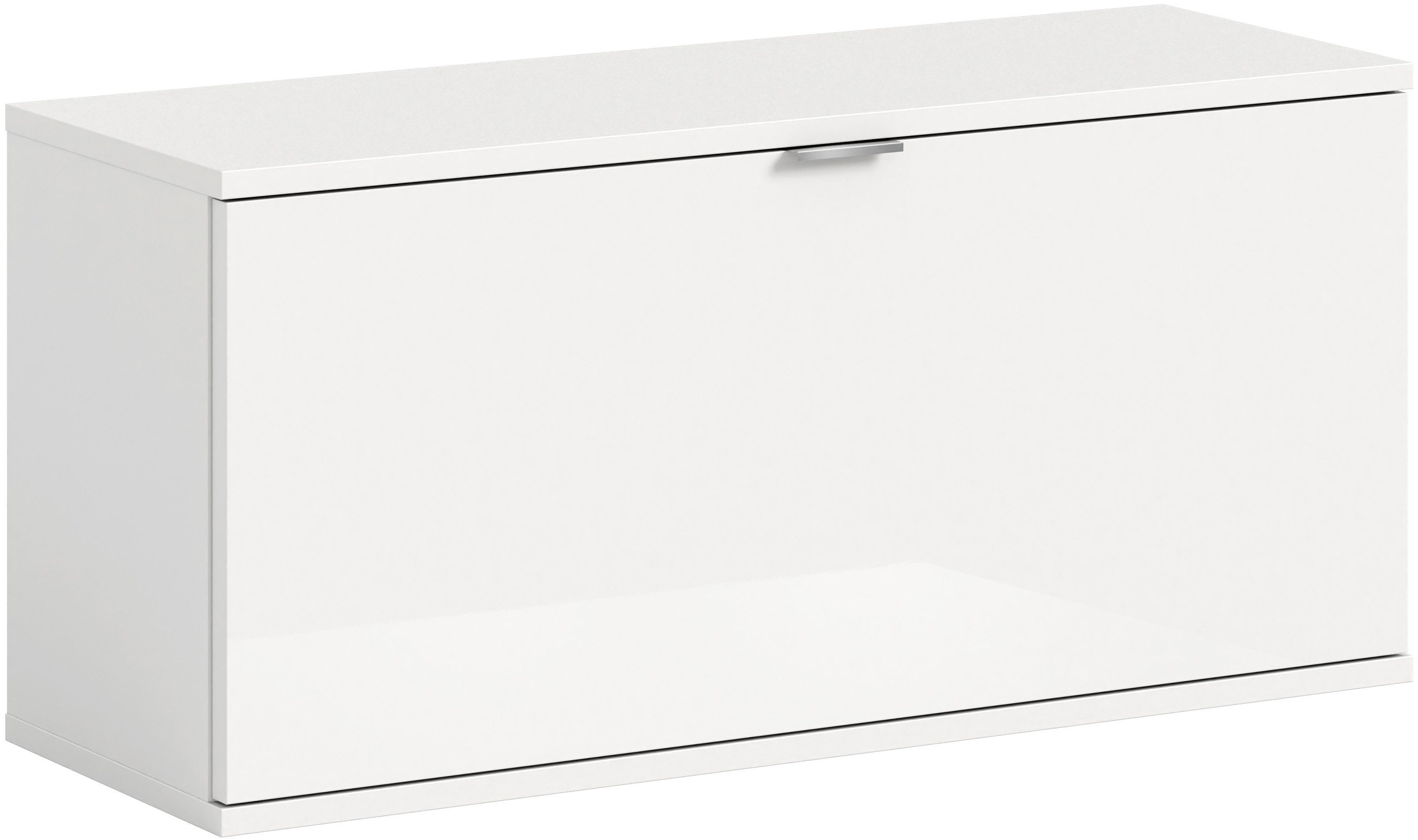 Home affaire Sitzbank Trondheim Sitzbank, Breite 92 cm, (1-St), hochglanz, stehend/hängend montierbar,1 Klappe, Flur, Diele