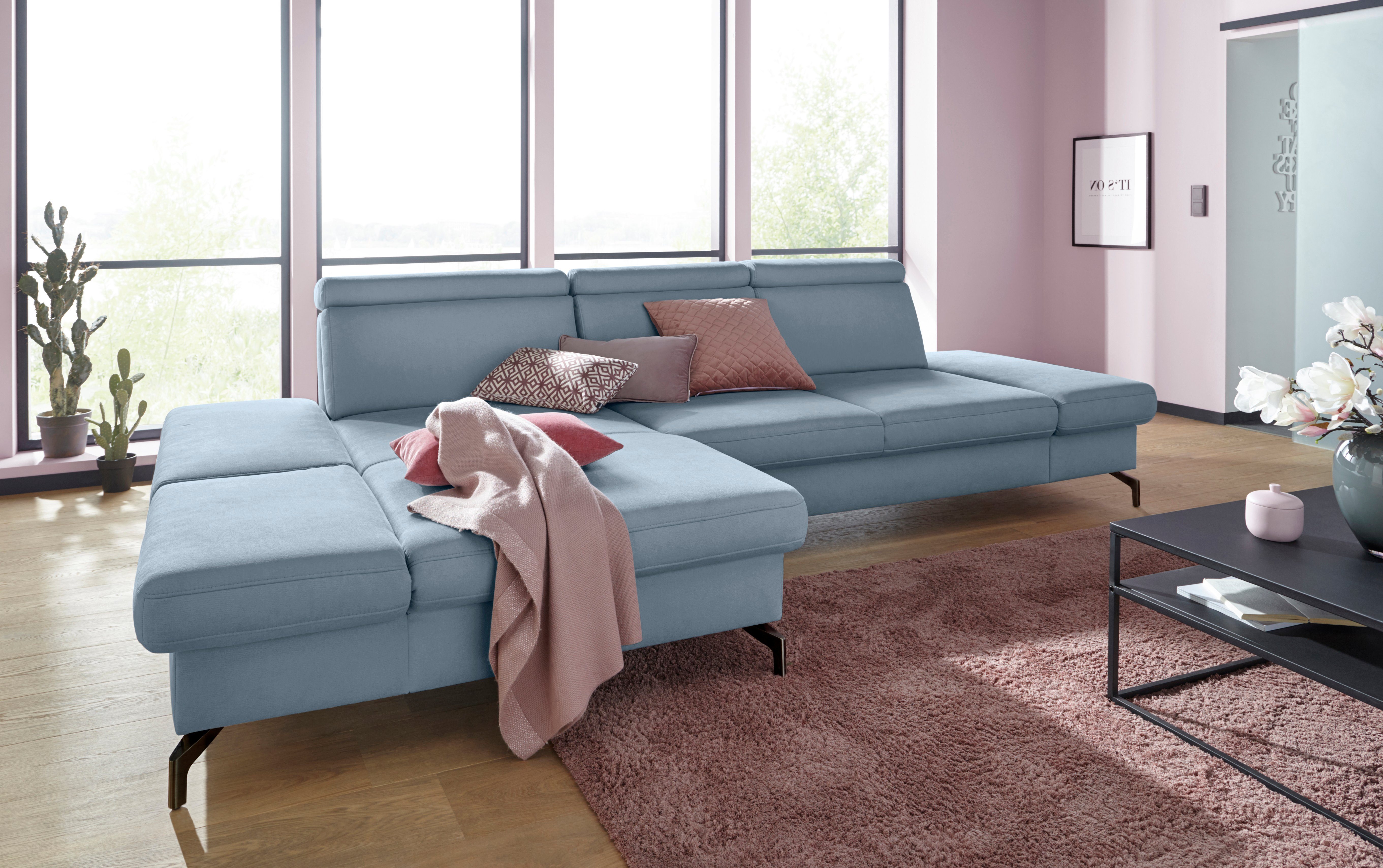 sit&more Ecksofa Brisbane L-Form, Fußhöhe 12 günstig online kaufen