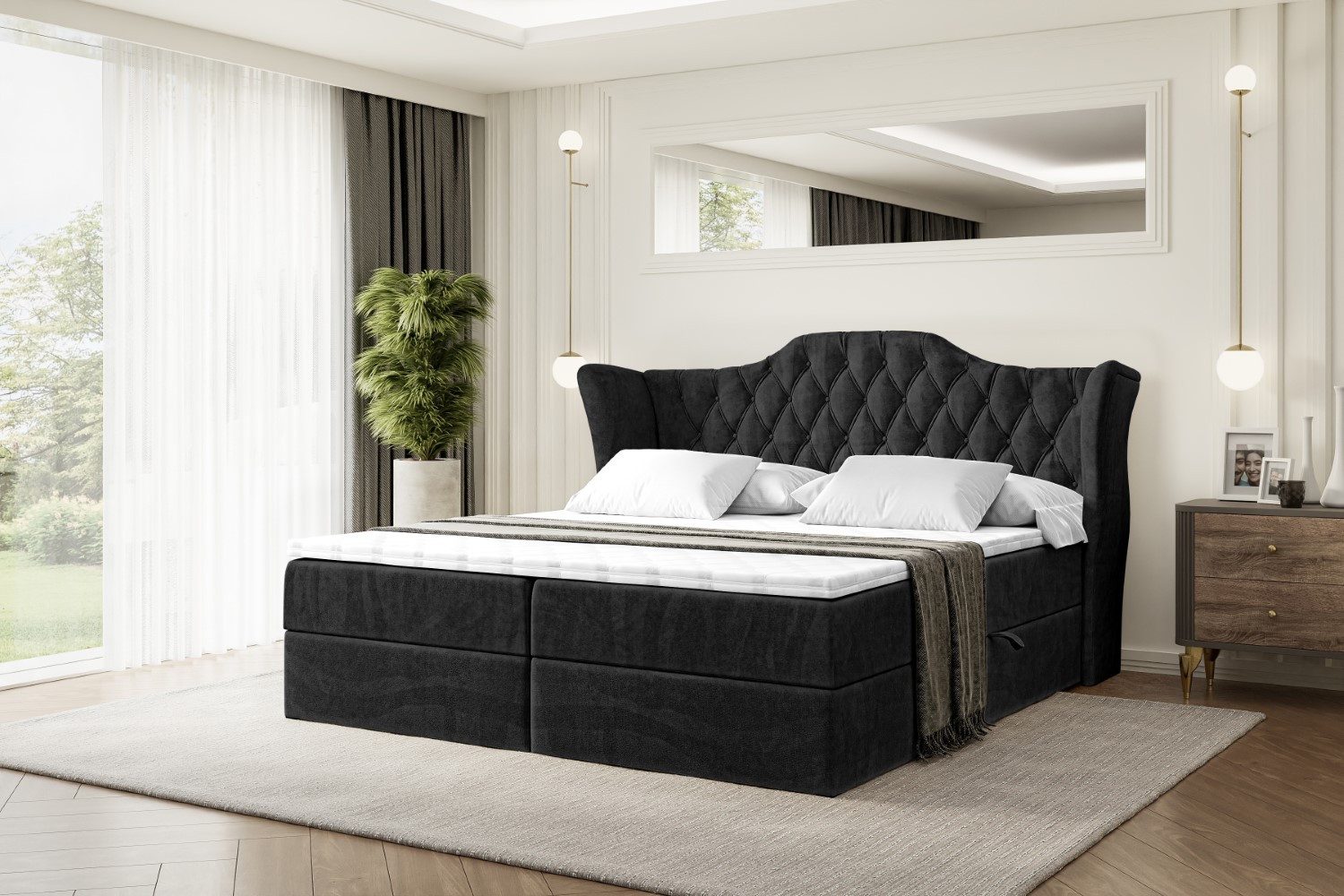 ALTDECOR Boxbett VILA (Multipocket-Matratze H4, H3 günstig online kaufen