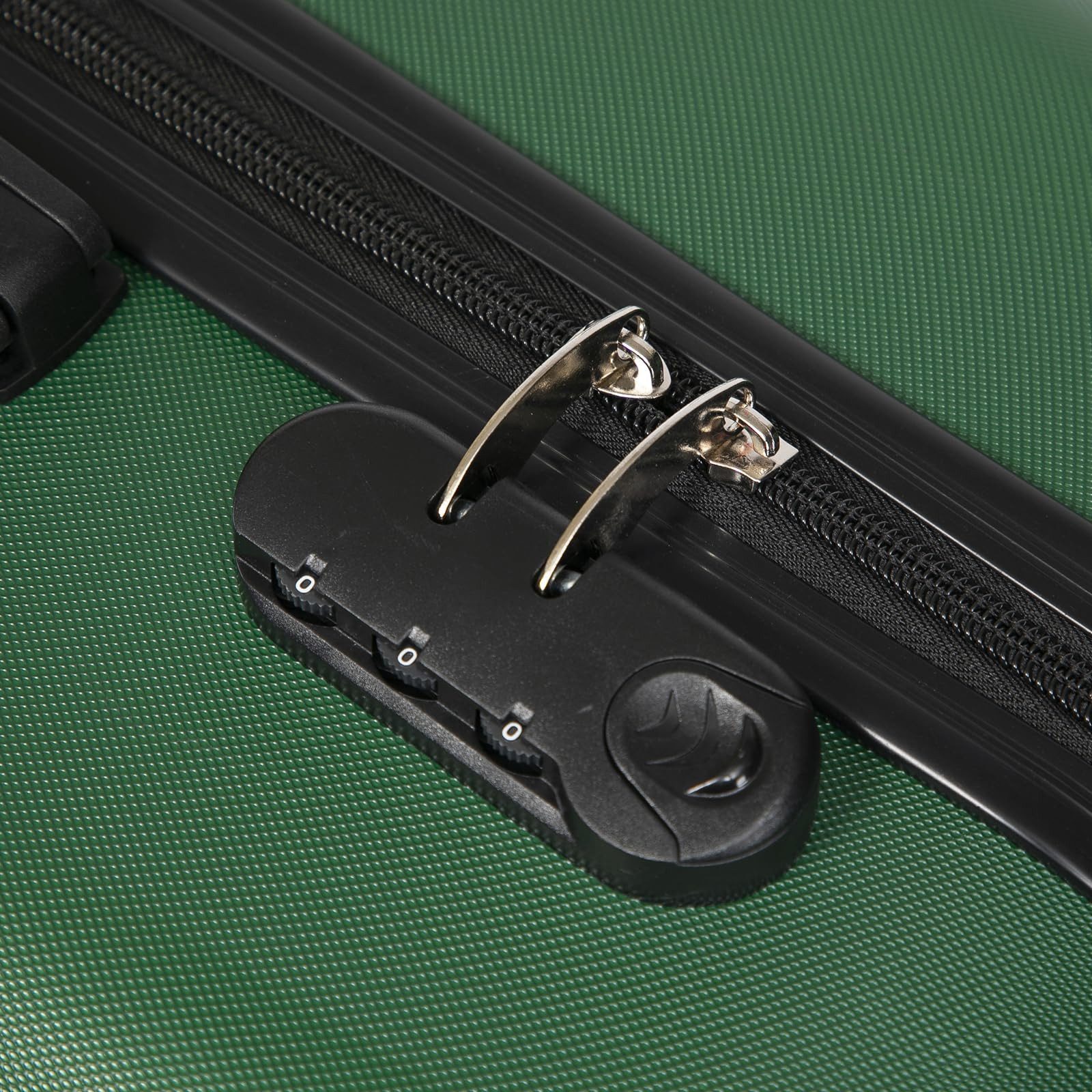 YONSLY Kofferset Hartschalenreisekoffer Set mit Zahlenschloss, ABS-Leichtschalenkoffer, 4 Rollen, (Kofferset mit weichem Gummigriff (M, L, XL), 3 tlg., Handgepäck Trolley), Robust Moderner Stoßfest