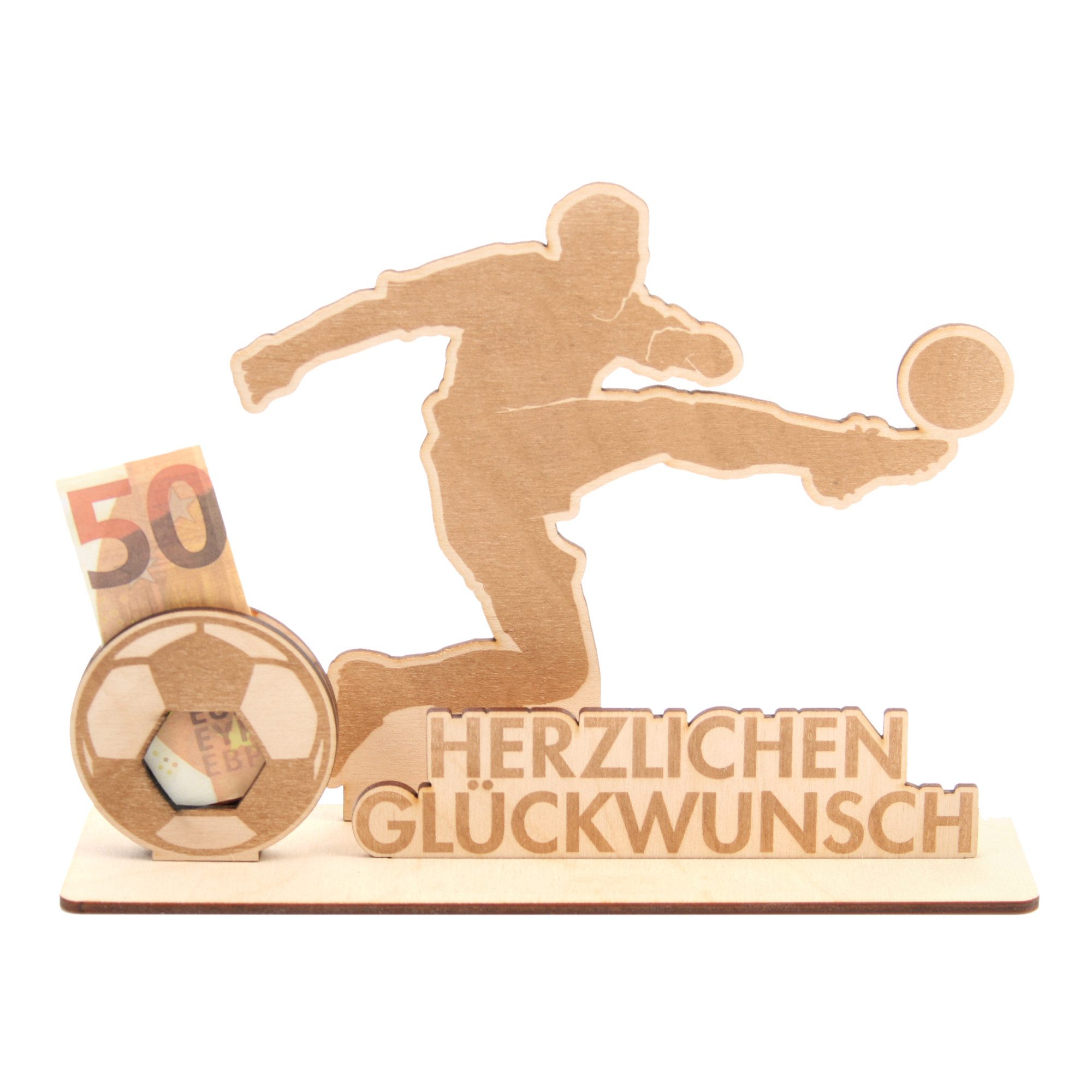 Kreative Feder Glückwunschkarte Geldgeschenk-Aufsteller Hobby, Sport, Freizeit für feierliche Anlässe, Originelle 3D Glückwunsch-Karte DIY aus Holz für Geldscheine