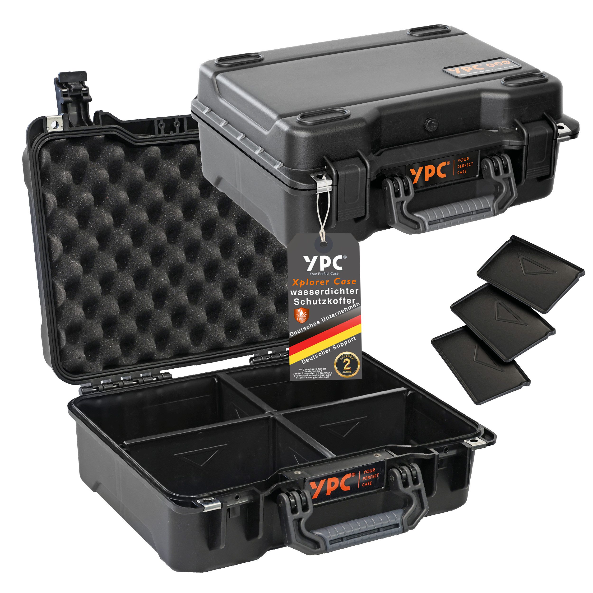 YPC Werkzeugkoffer CS00001BKPL: Werkzeugkoffer Outdoor Koffer Trolley Hartschalenkoffer