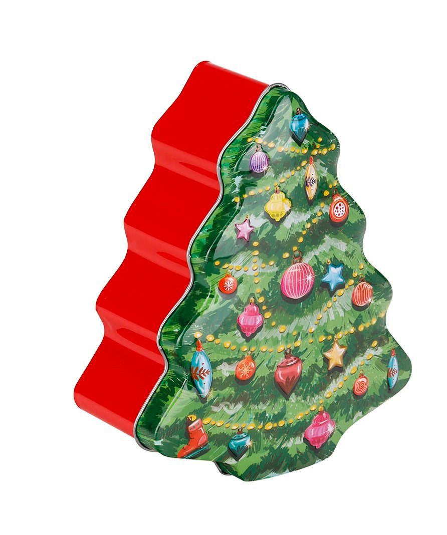 Rungassi Keksdose Weihnachts-Keksdosen Keksdose Aufbewahrungsdose Weihnachts-Motive Grün