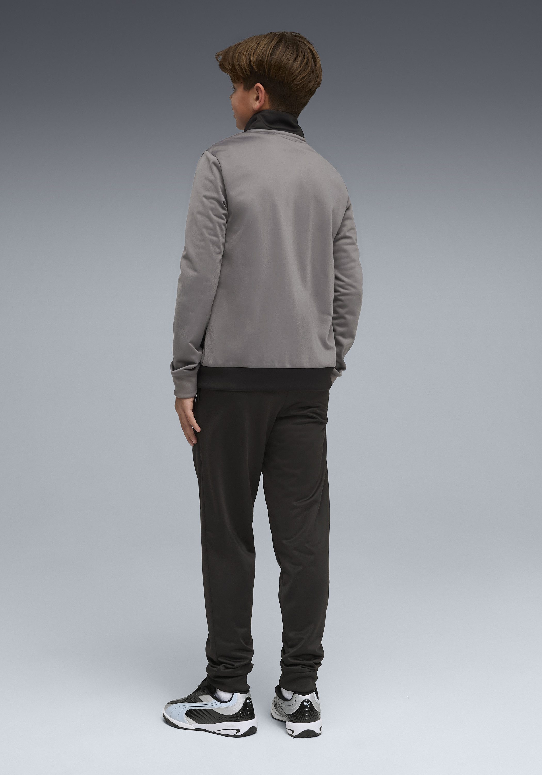 PUMA Trainingsanzug POLY COLORBLOCK SUIT B (2-tlg), ohne Kapuze