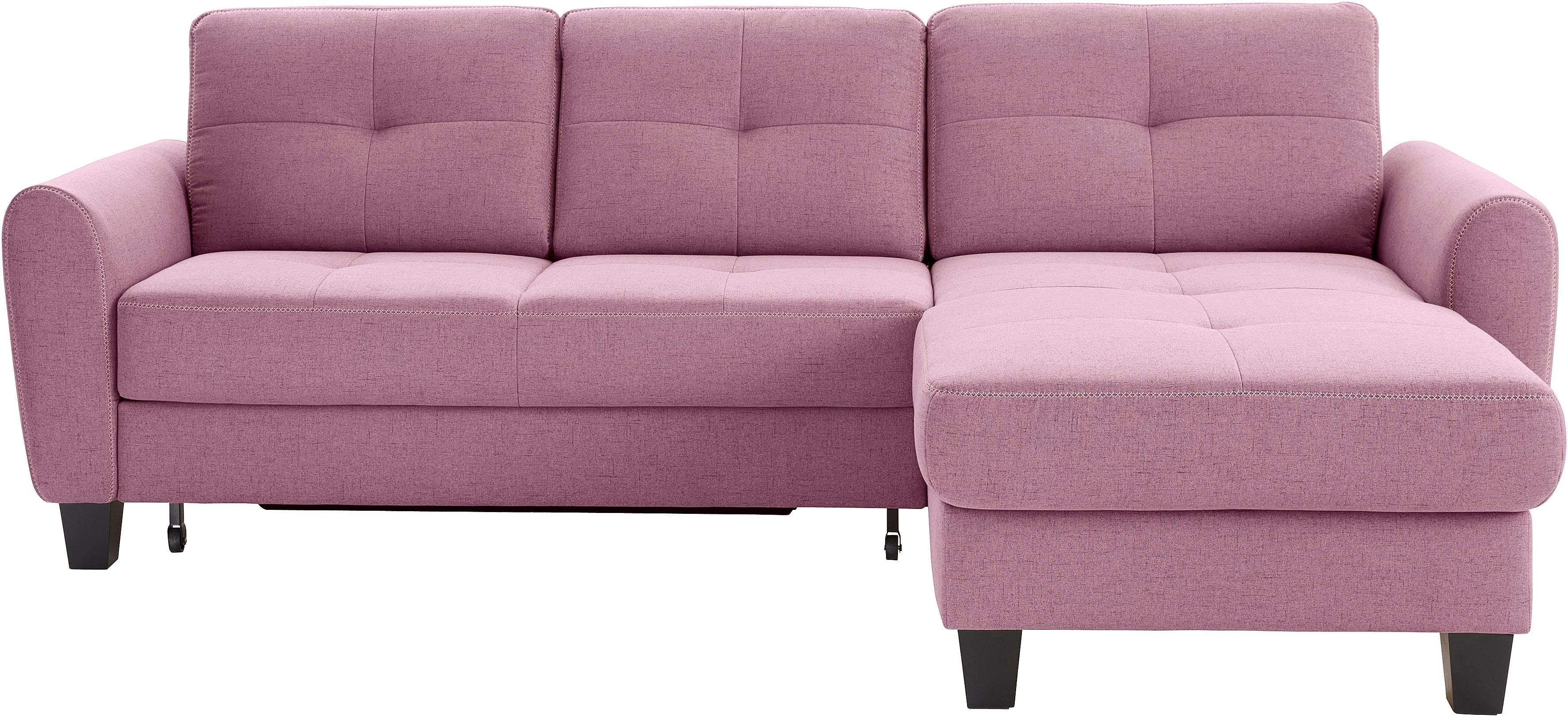 sit&more Ecksofa Varese L-Form, mit Federkern, günstig online kaufen