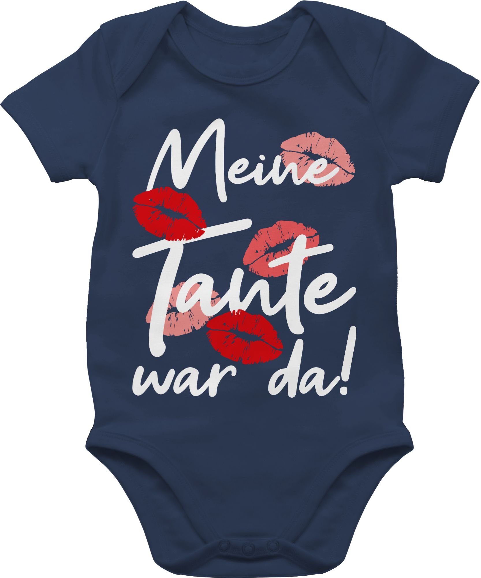 Shirtbody Meine Tante war da - weiß
