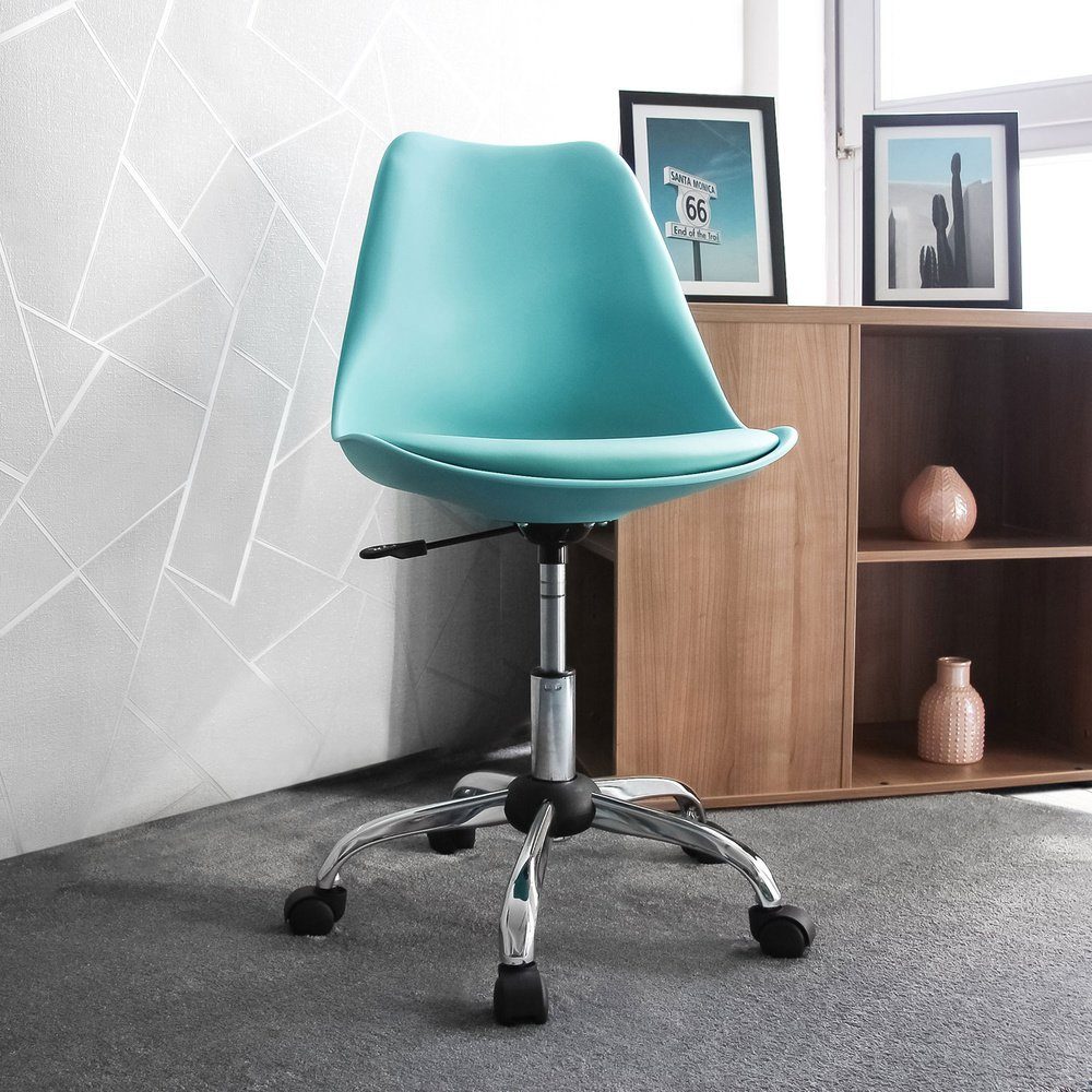 Kunstleder Bürostuhl ergonomisch PRO Türkis Home OFFICE hjh St), FANCY Drehstuhl Schreibtischstuhl (1 Office