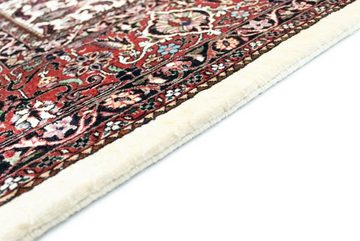 Wollteppich Bidjar Teppich handgeknüpft rosa, morgenland, rechteckig, Höhe: 12 mm