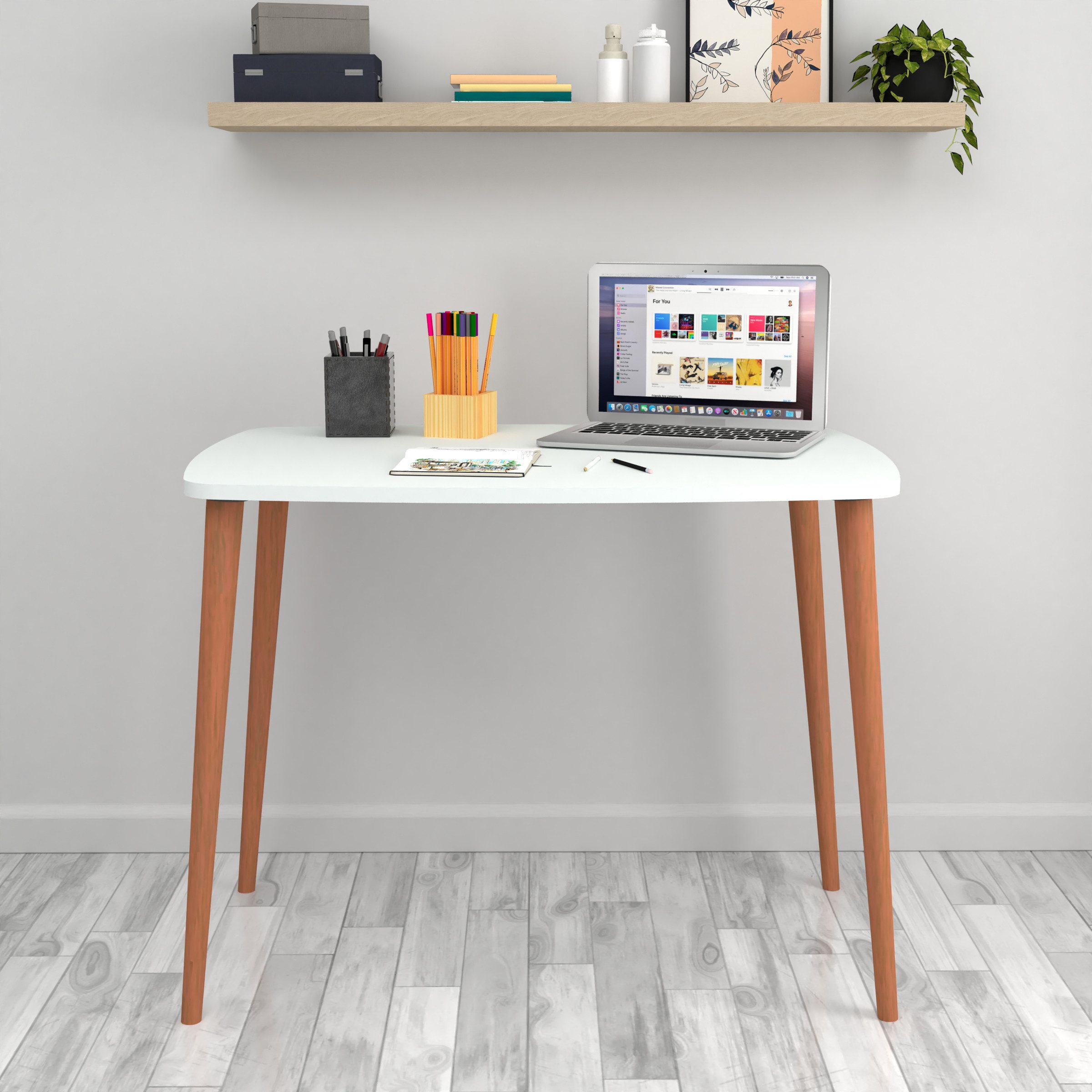gowoll Schreibtisch 90x60x70 cm Esstisch Natürlich günstig online kaufen