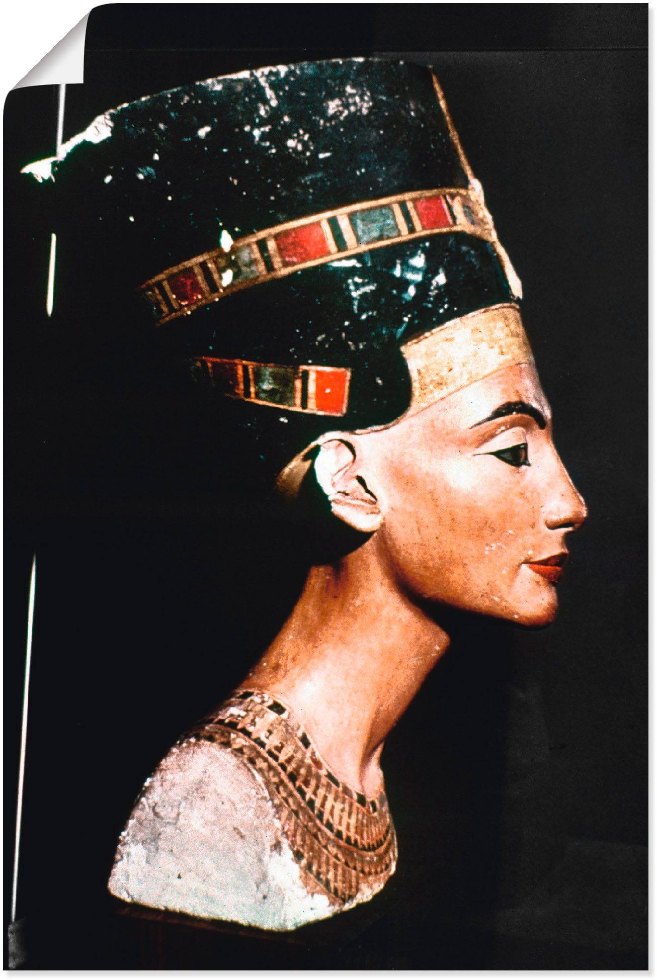Artland Wandbild Ägyptische Königin Nofretete, Menschen (1 St), als Alubild, Leinwandbild, Wandaufkleber oder Poster in versch. Größen