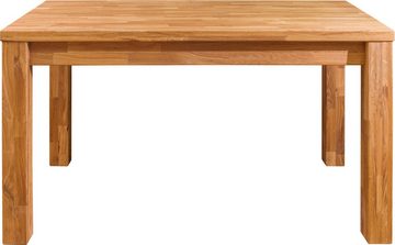 Home affaire Esstisch Ben, aus massivem Eichenholz, in 4 unterschiedlichem Tischgrößen erhältlich