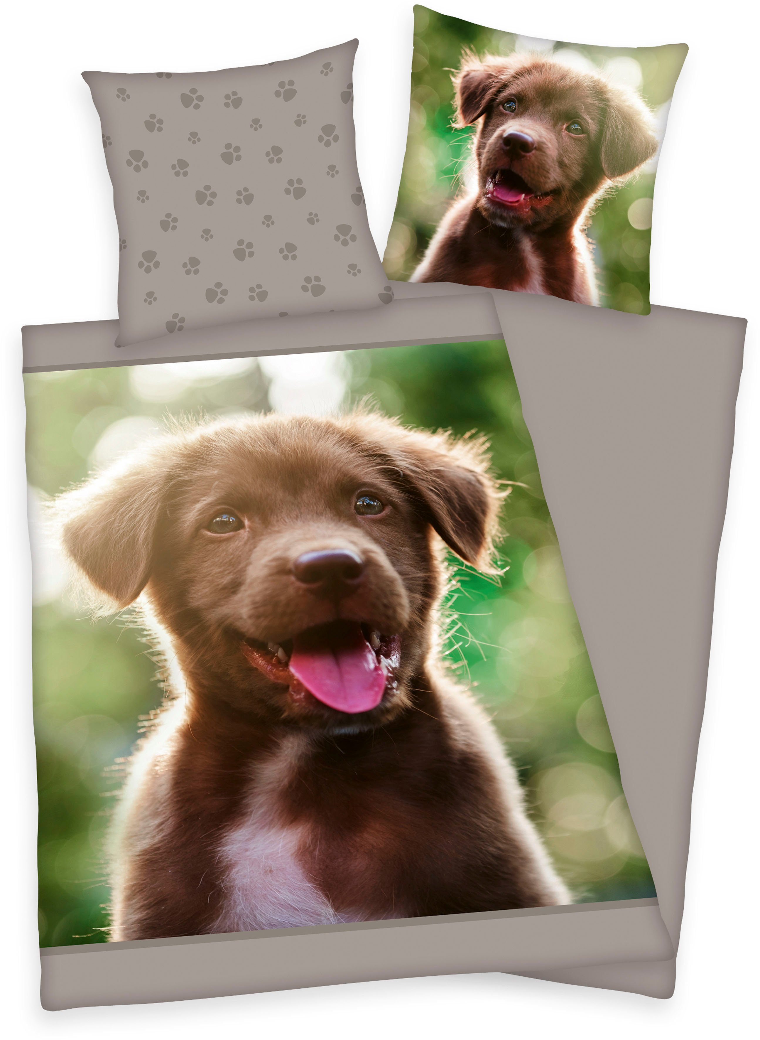 Wendebettwäsche Hundewelpe