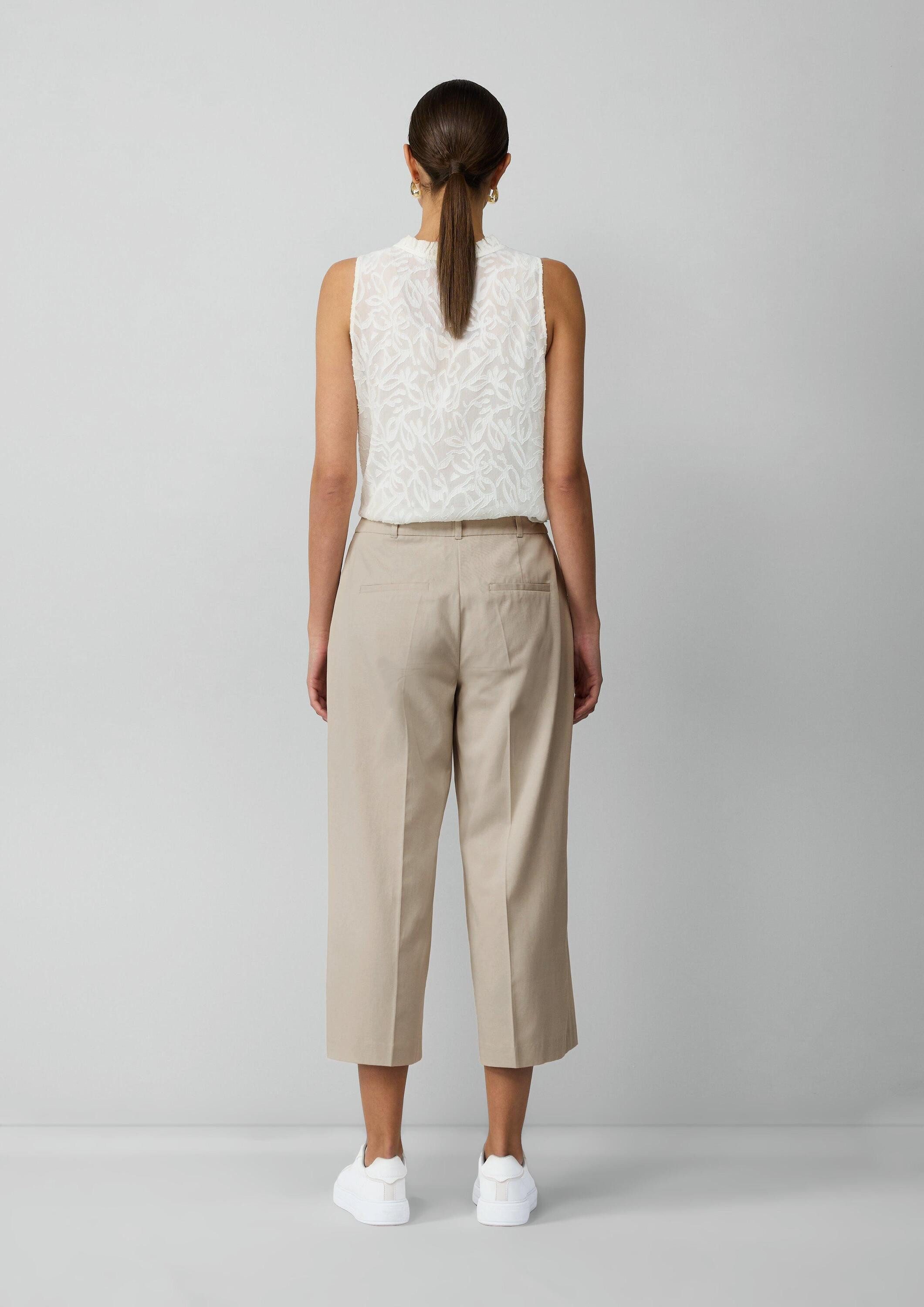 s.Oliver Culotte Hose Culotte mit Wide Leg