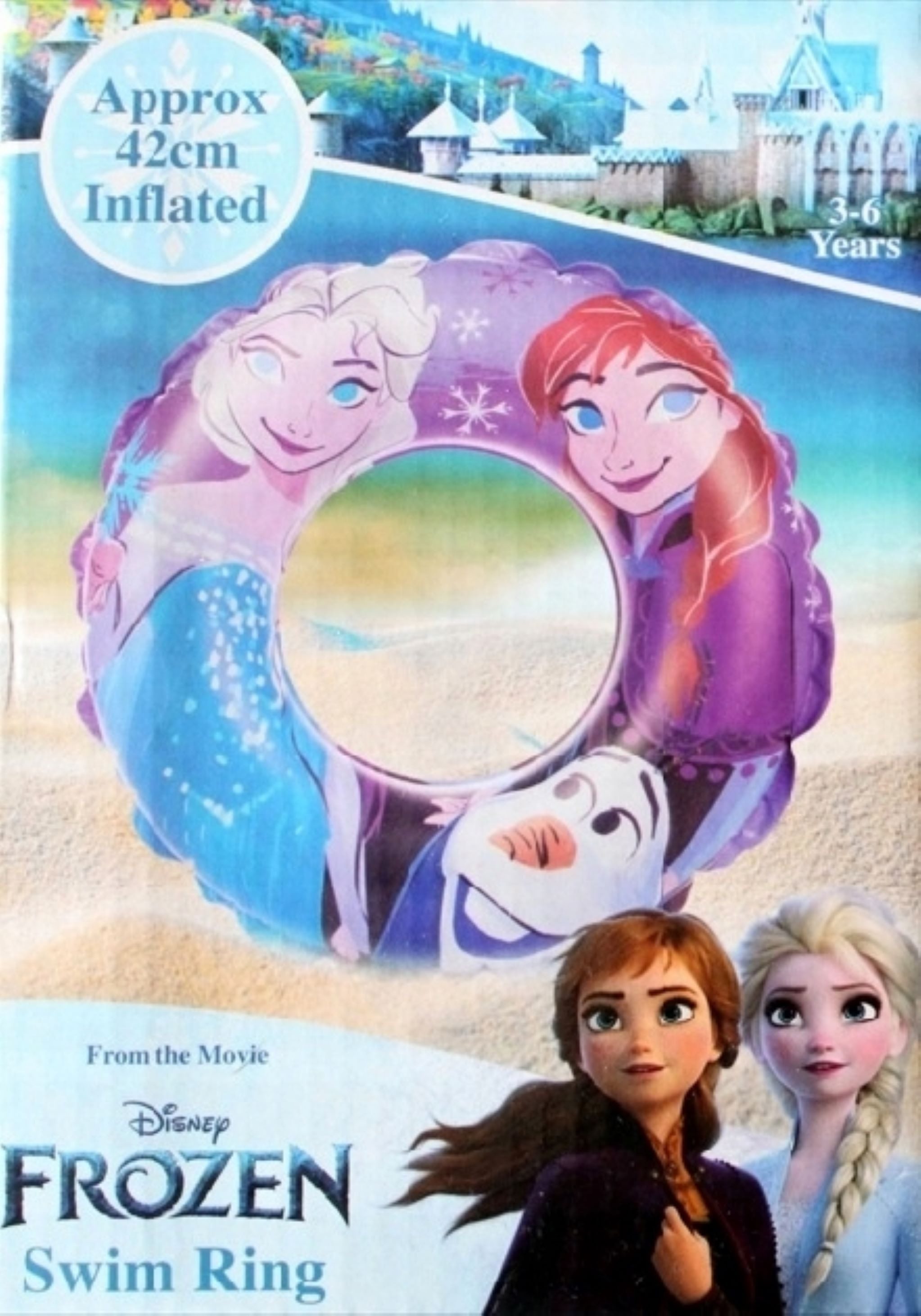 Festivalartikel Badeanzug Disney Frozen Schwimmring + Schwimmflügel + Ball Set