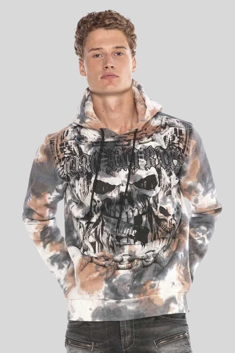 Cipo & Baxx Kapuzenpullover Sweatshirts (1-tlg) mit coolem Print