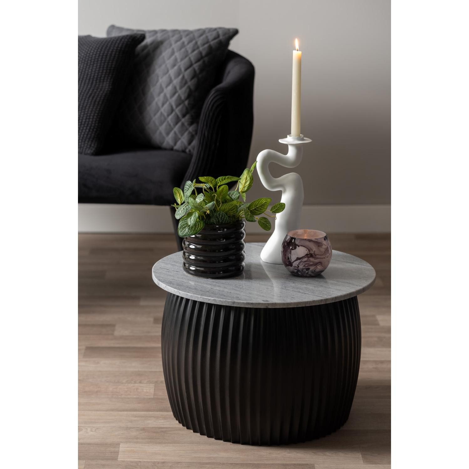 Present Time Kerzenhalter Teelichthalter Blended Glass Dark Grey (8x7cm)