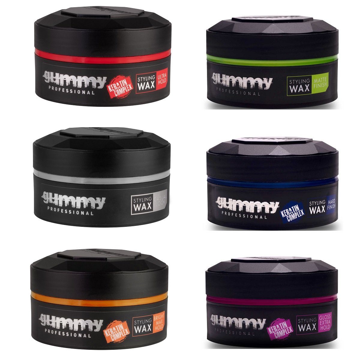 Haarwachs Fonex Gummy Professionell Styling Wax Collection