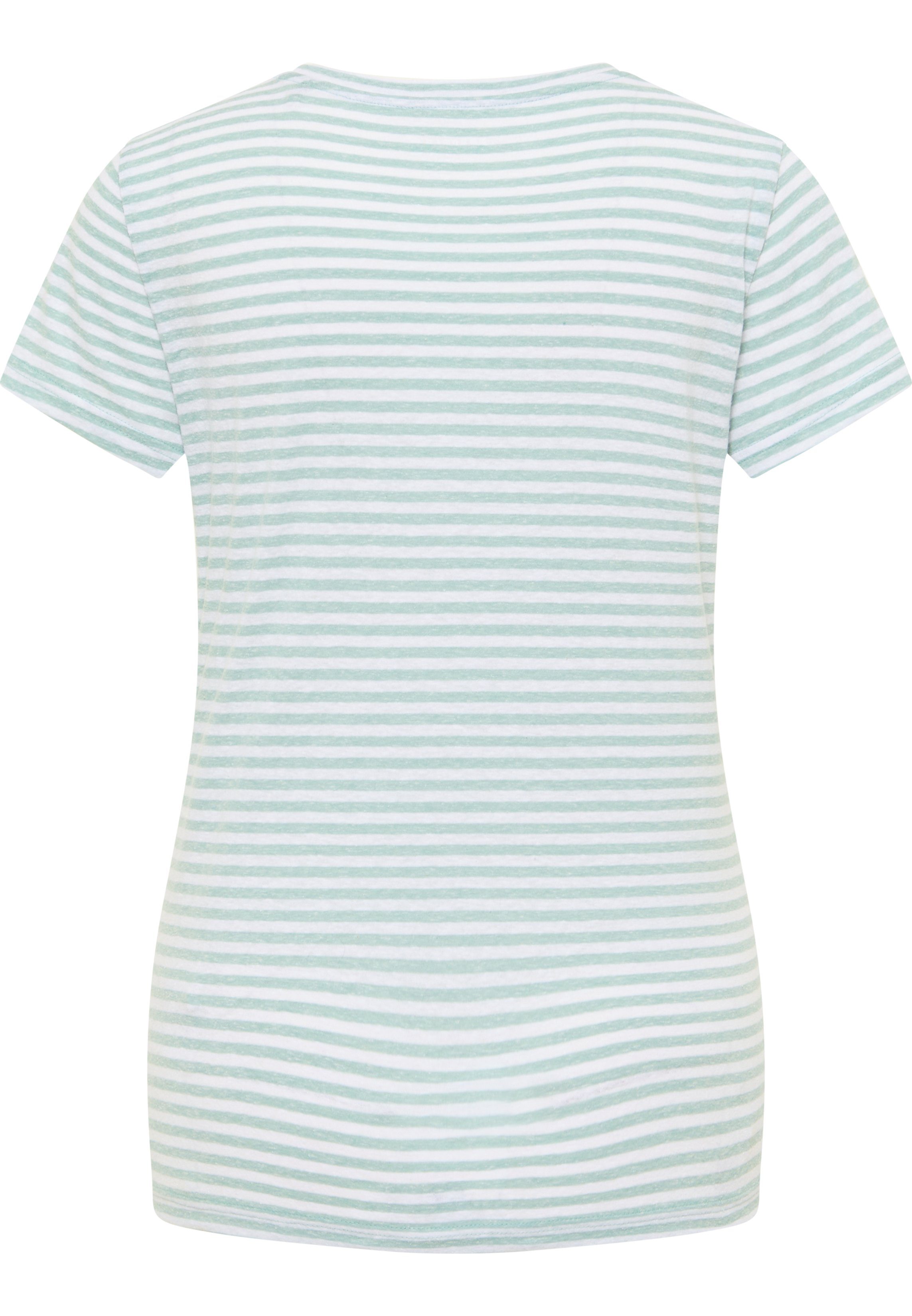 Stripe MUSTANG T-Shirt grau-grün Alexia C