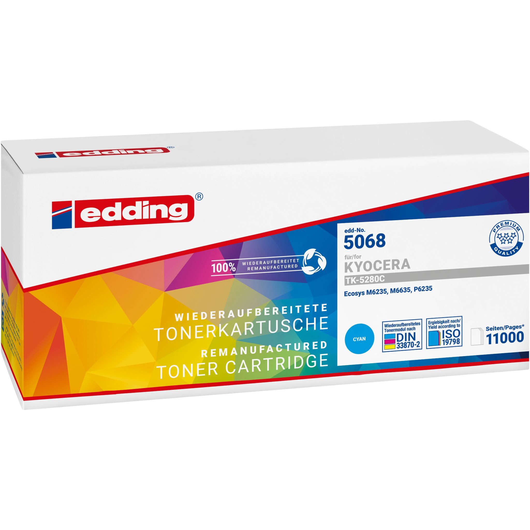 edding Tonerpatrone edding Toner 18-5064 wie Kyocera TK-5230C cyan
