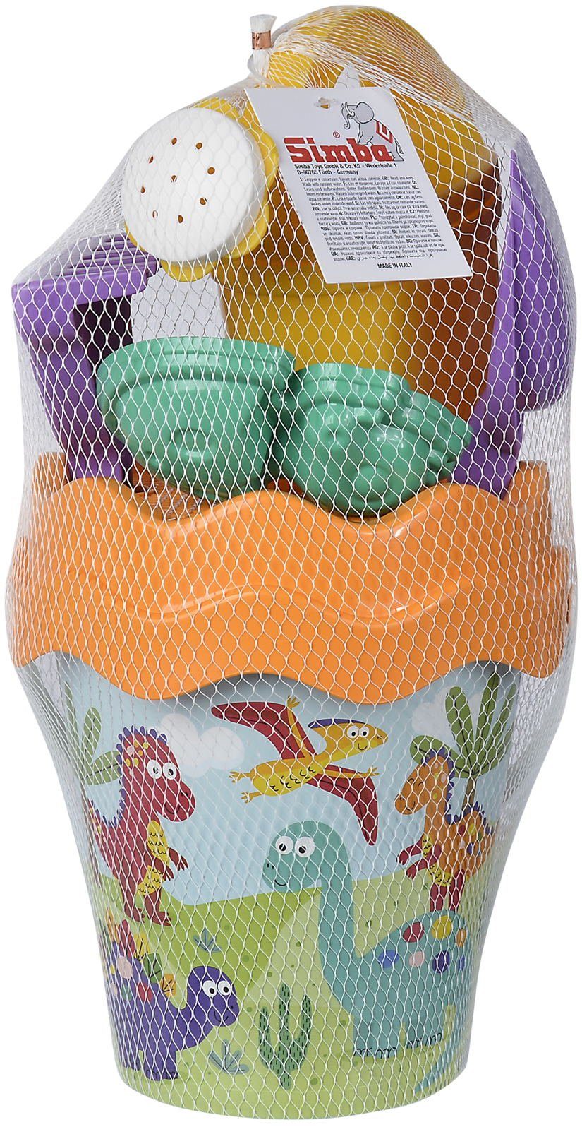 SIMBA Sandeimer Outdoor Spielzeug Sand & Strand Eimergarnitur Dino 107114604
