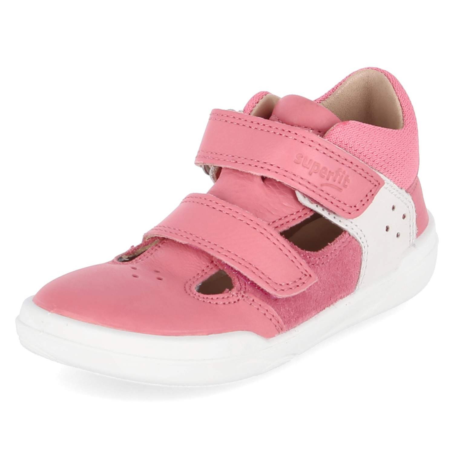 Superfit Superfit 1-000547-5500 Mädchen Leder & Textil pink Lauflernschuh