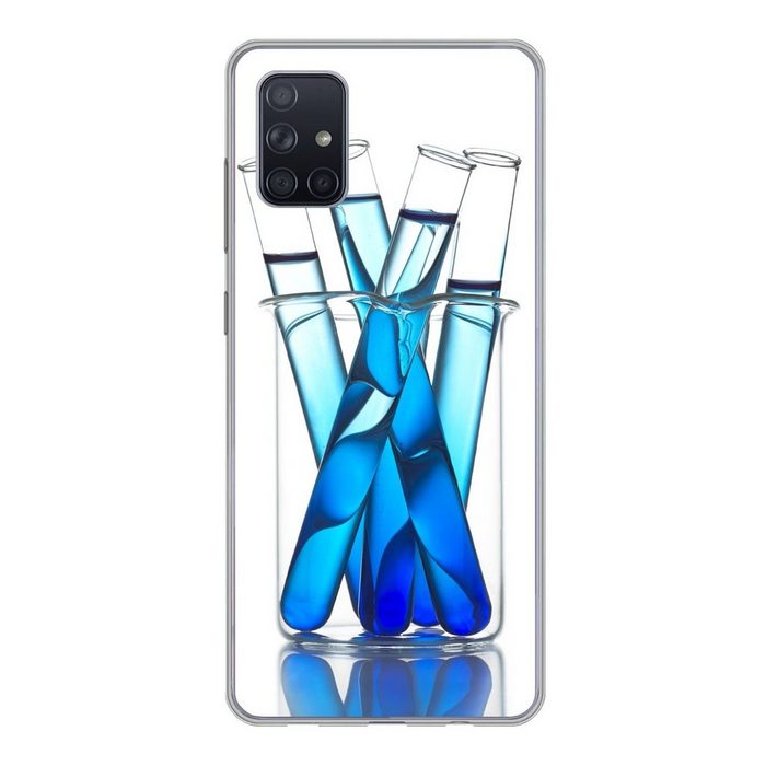 MuchoWow Handyhülle Reagenzgläser Phone Case Handyhülle Samsung Galaxy A71 Silikon Schutzhülle