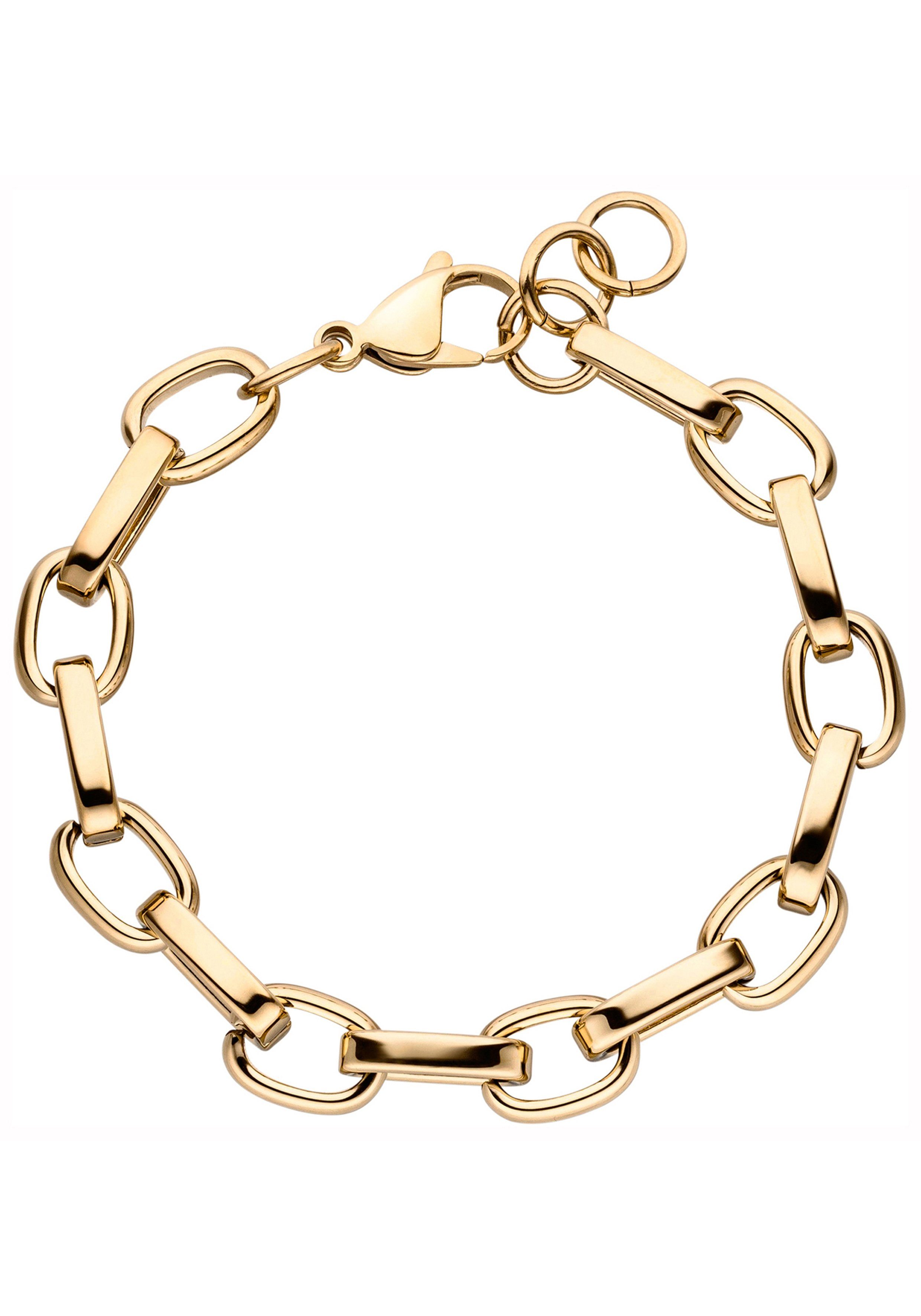 JOBO Armband Statement, Edelstahl goldfarben 22 cm günstig online kaufen