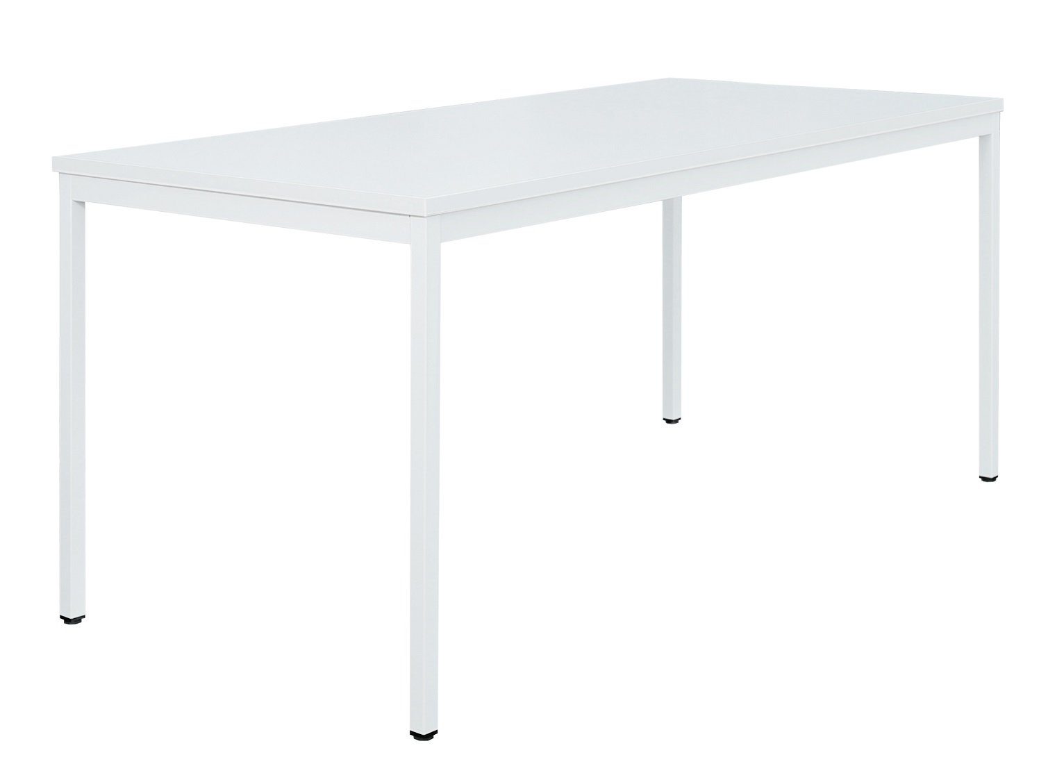 Steelboxx Schreibtisch 120 x 80 cm Profi Besprechungstisch Computertisch (komplett Set, 1-St), Maße: 750 x 1200 x 800 mm (HxBxT)