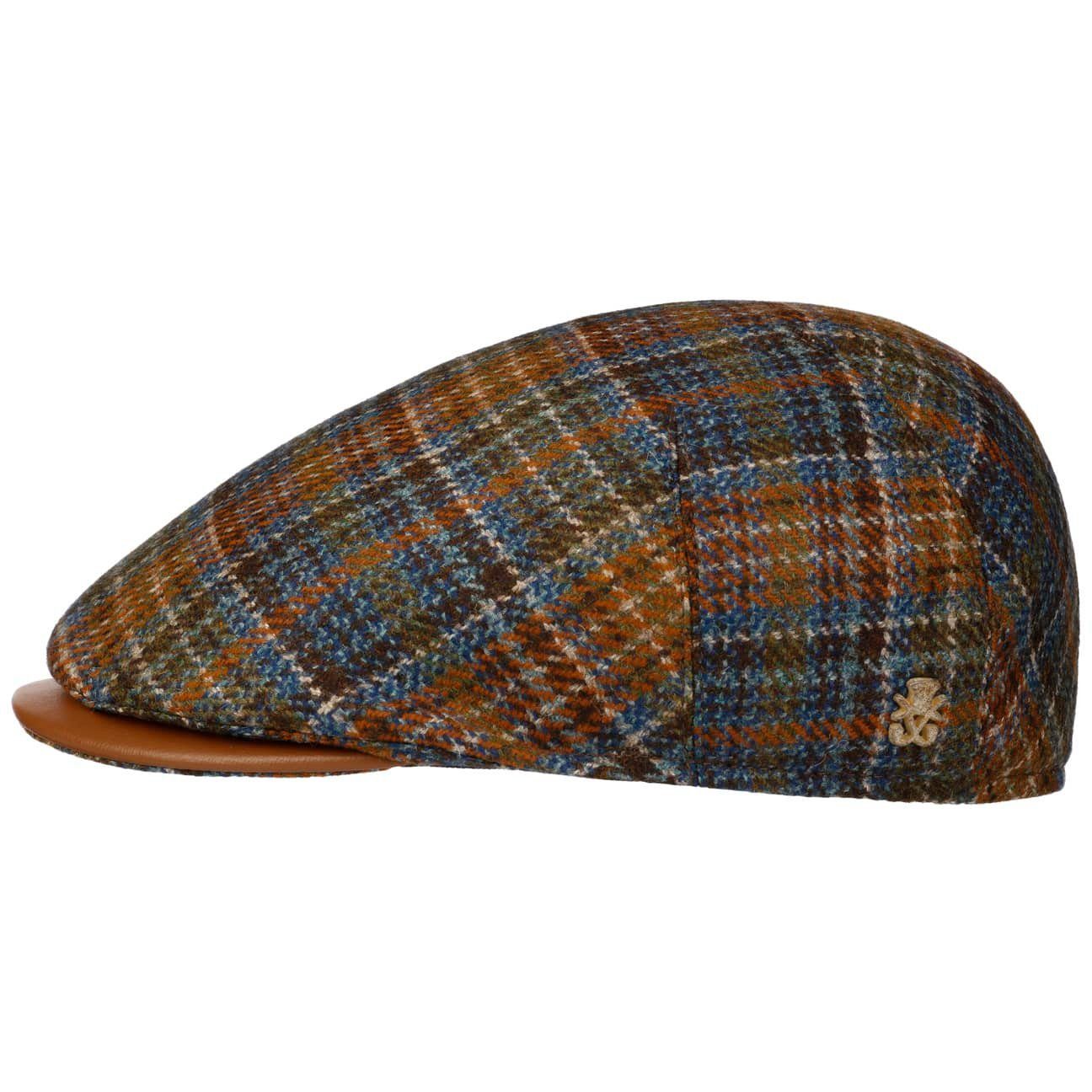 Flat Cap Schirm, braun in Schirmmütze Made (1-St) Mayser the mit EU