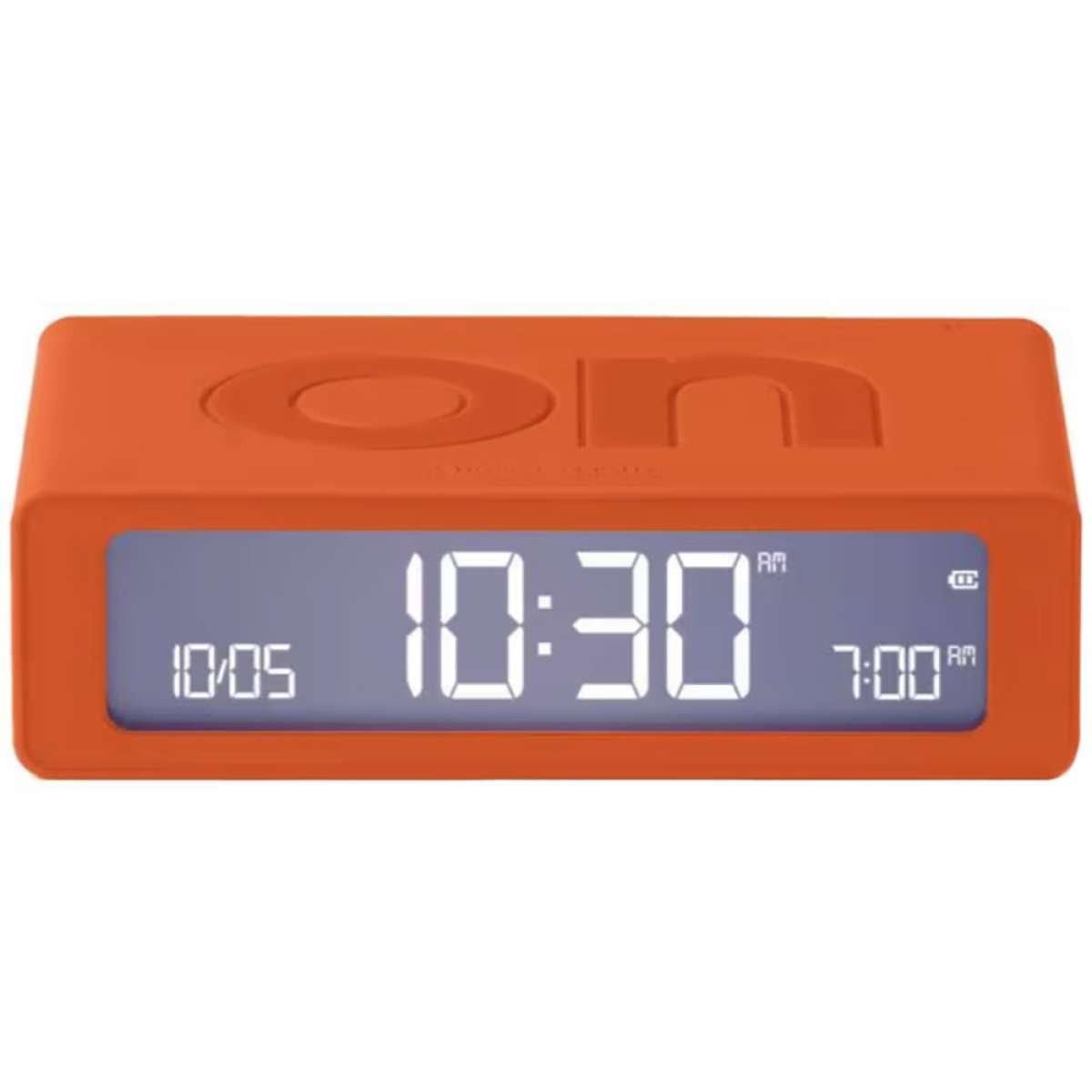 Lexon Quarzwecker LR158O4 Digitalwecker Flip Mini Orange