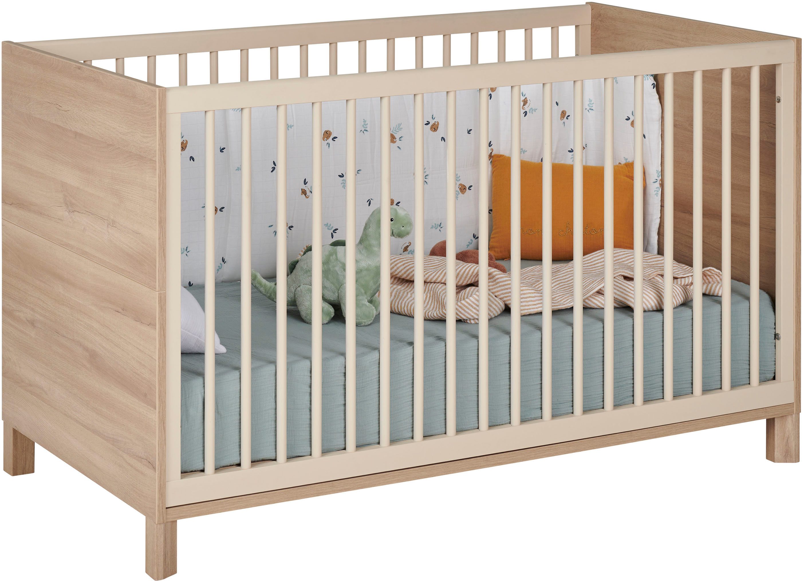 Gami Babybett CALYPSO BABYBETT, Zum „Little Bed“ umbaubar