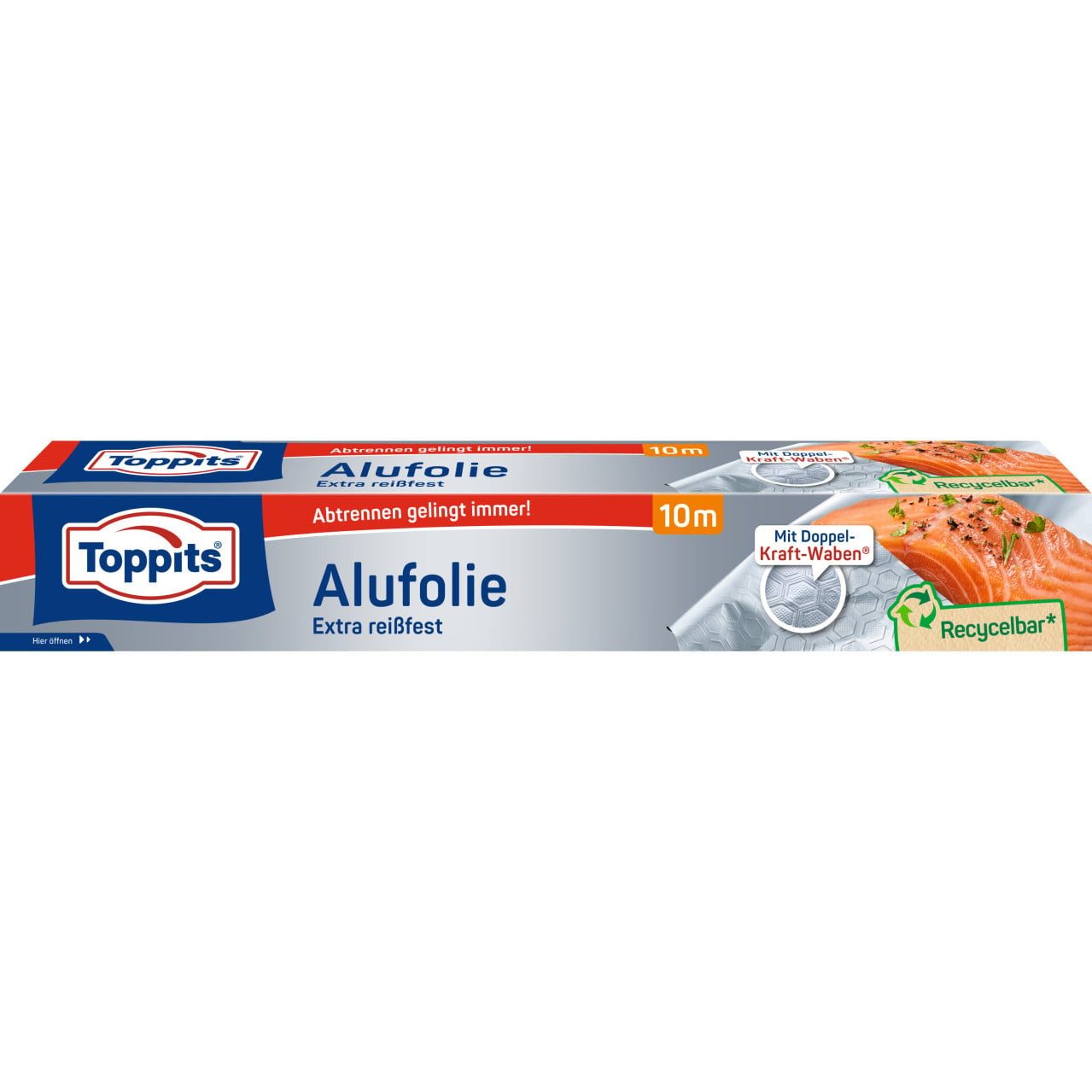 Toppits Folienrollen Toppits Alufolie Kraft 10 m, 29,5 cm Breit