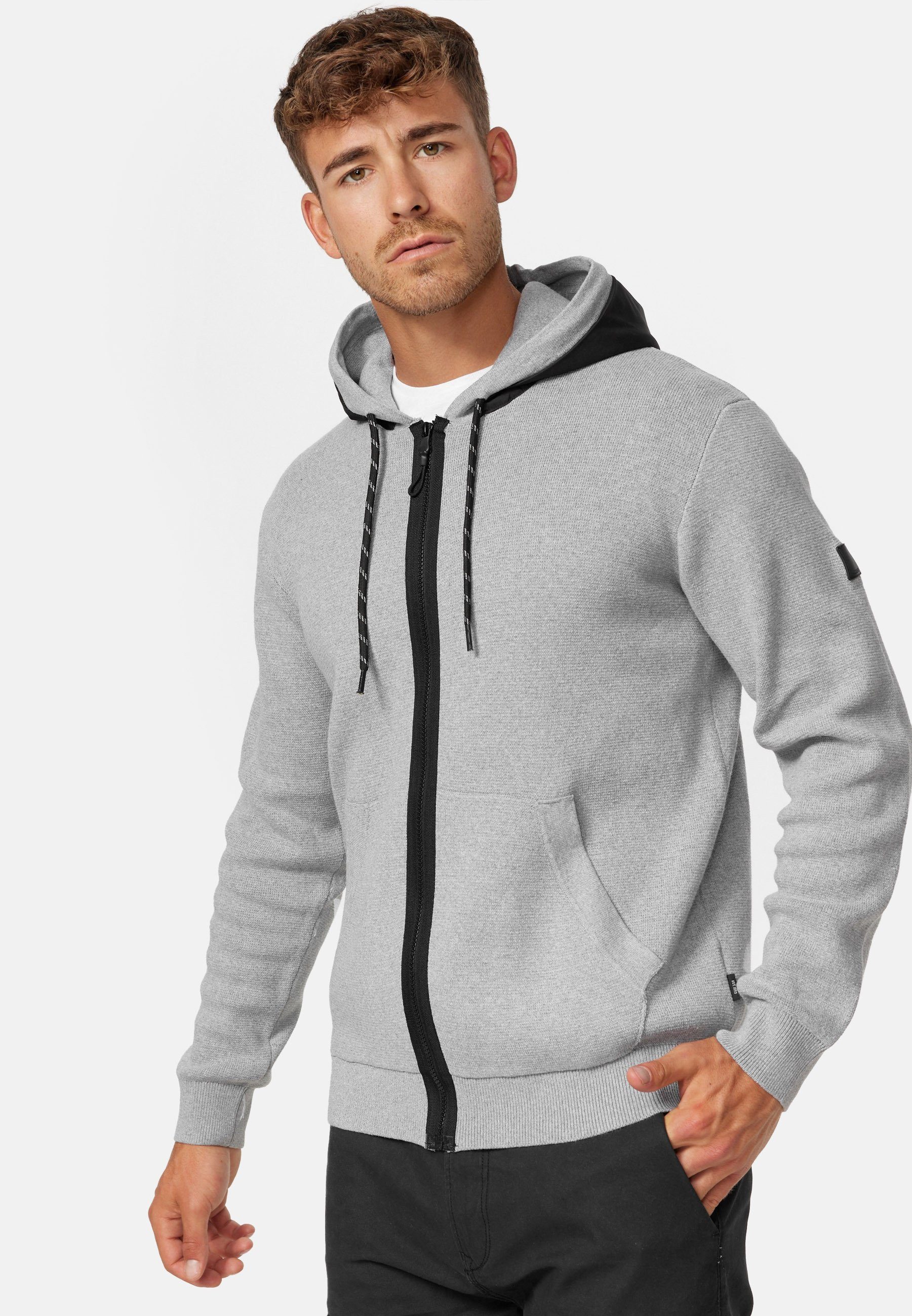 Indicode Kapuzensweatjacke Herren Reilly Hoodie Sweatjacke Herrenjacke