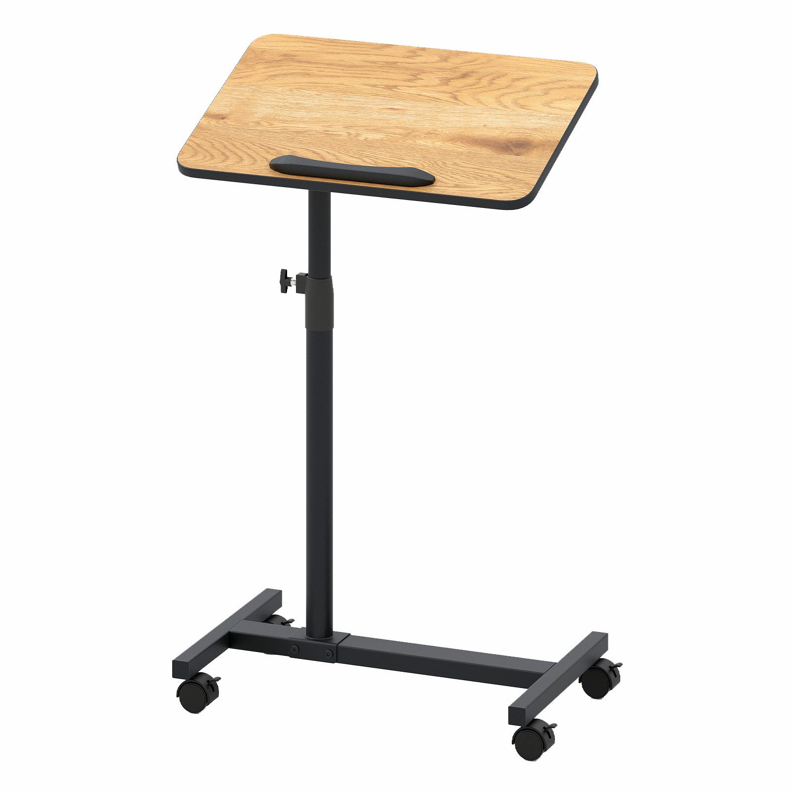 KOMFOTTEU Laptoptisch, Betttisch mit 360° neigbare & drehbare Tischplatte