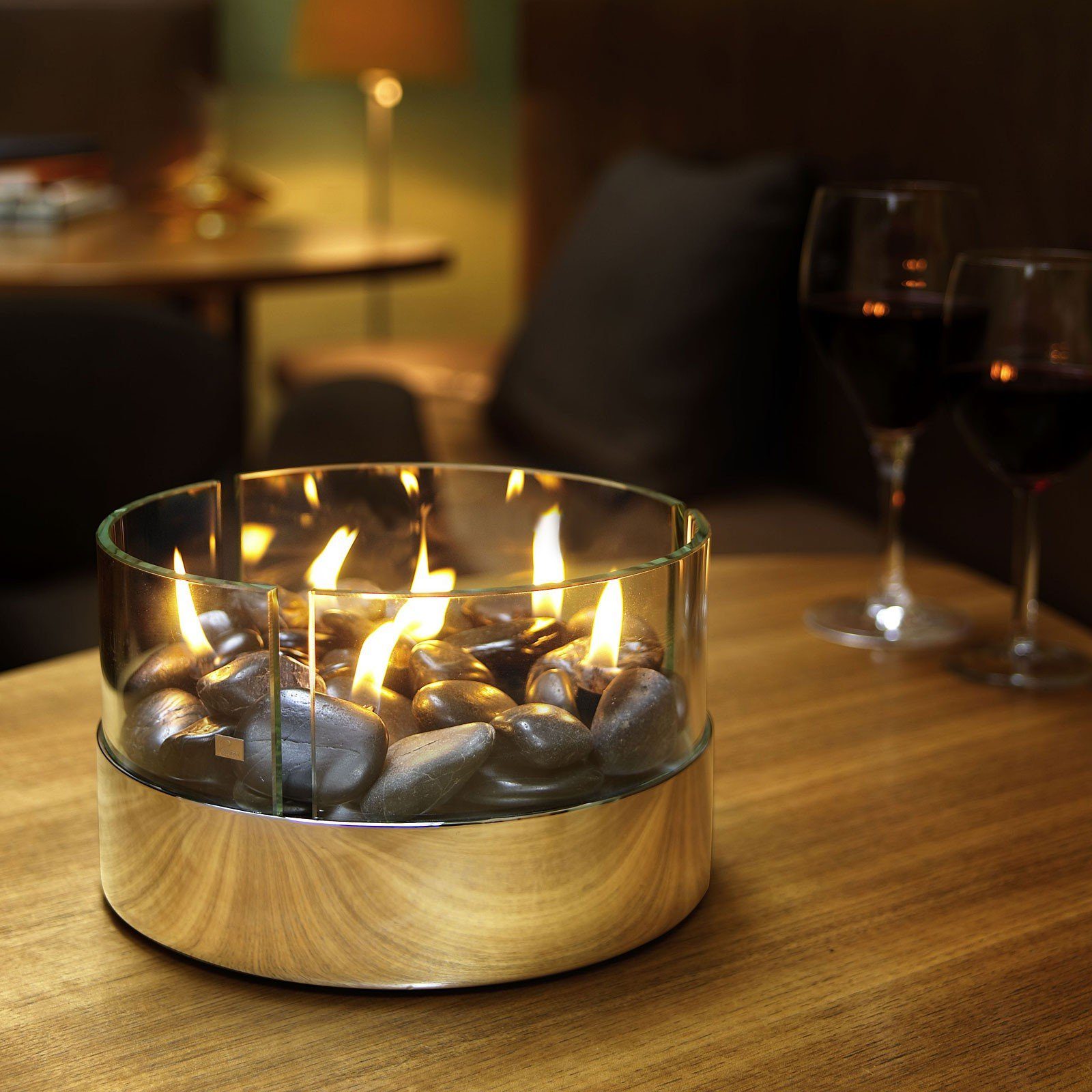 Philippi Design Dekokamin, PHILIPPI Tischkamin BURN Ø 20 cm