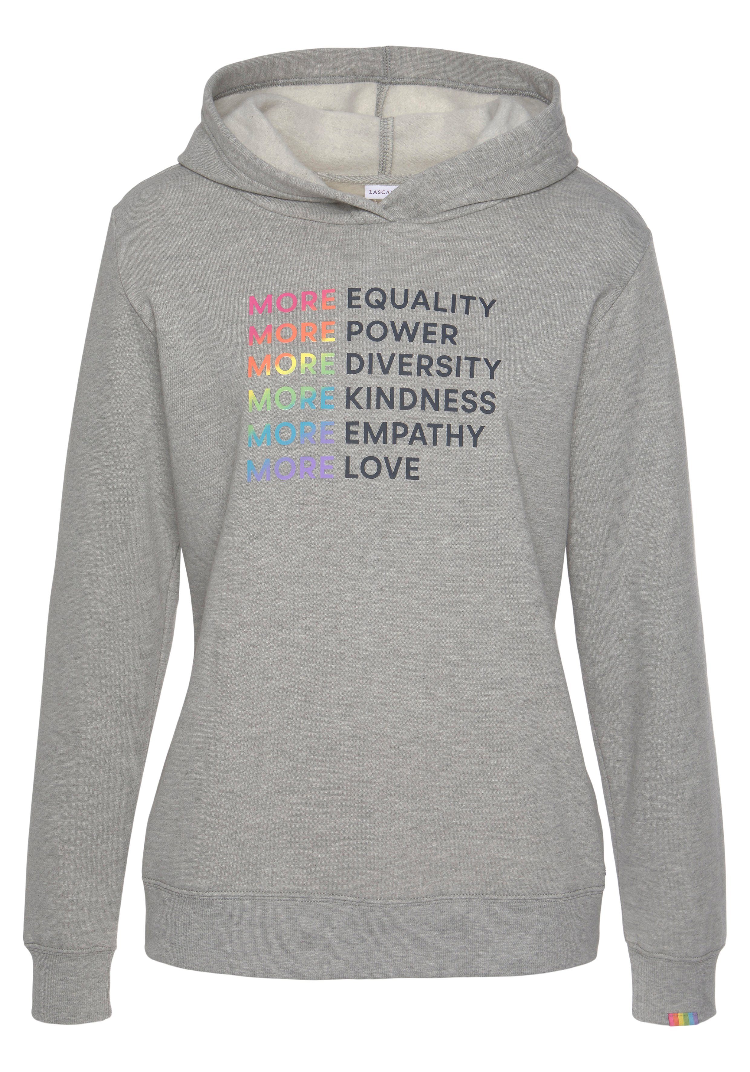 LASCANA Hoodie Pride mit Pride-Frontdruck