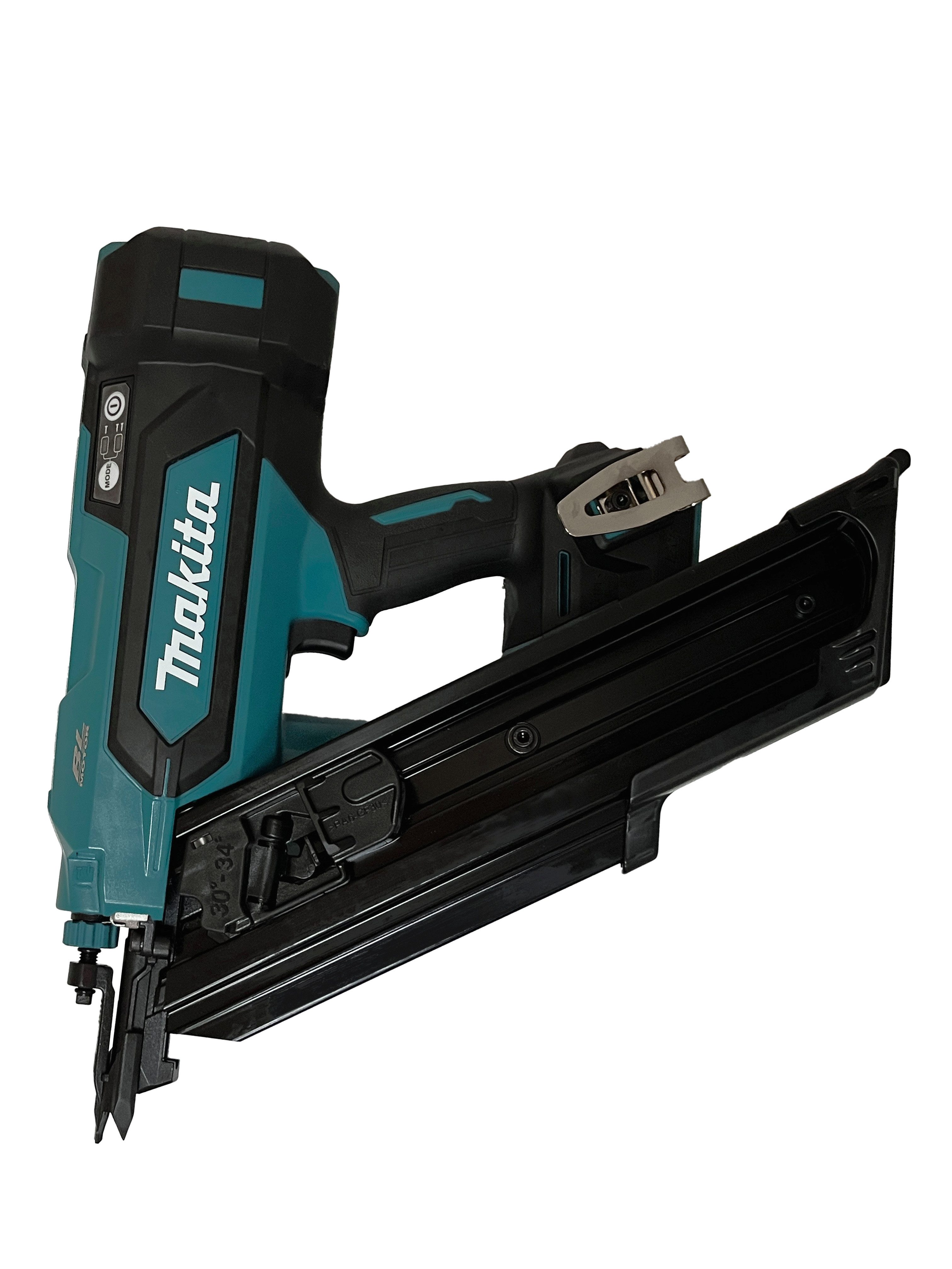 Makita Druckluft-Nagler DBN900ZK, inkl. Transportkoffer, Akku-Streifennagler LXT / 18V / 50-90 mm / D-Kopf-Nägel