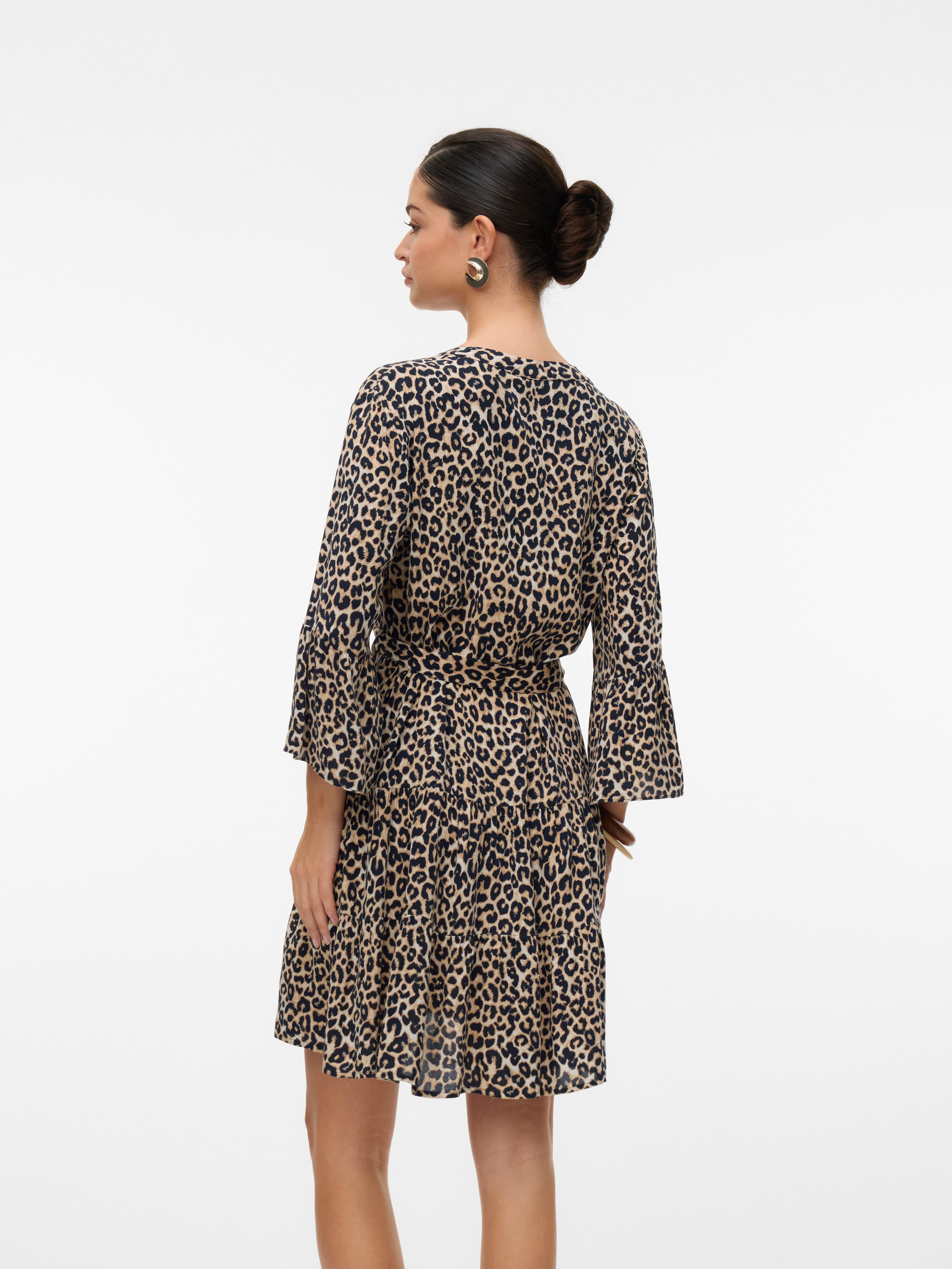 Vero Moda Tunikakleid VMMELBA 3/4 SHORT BELT DRESS WVN GA NOOS Sommerkleid, günstig online kaufen