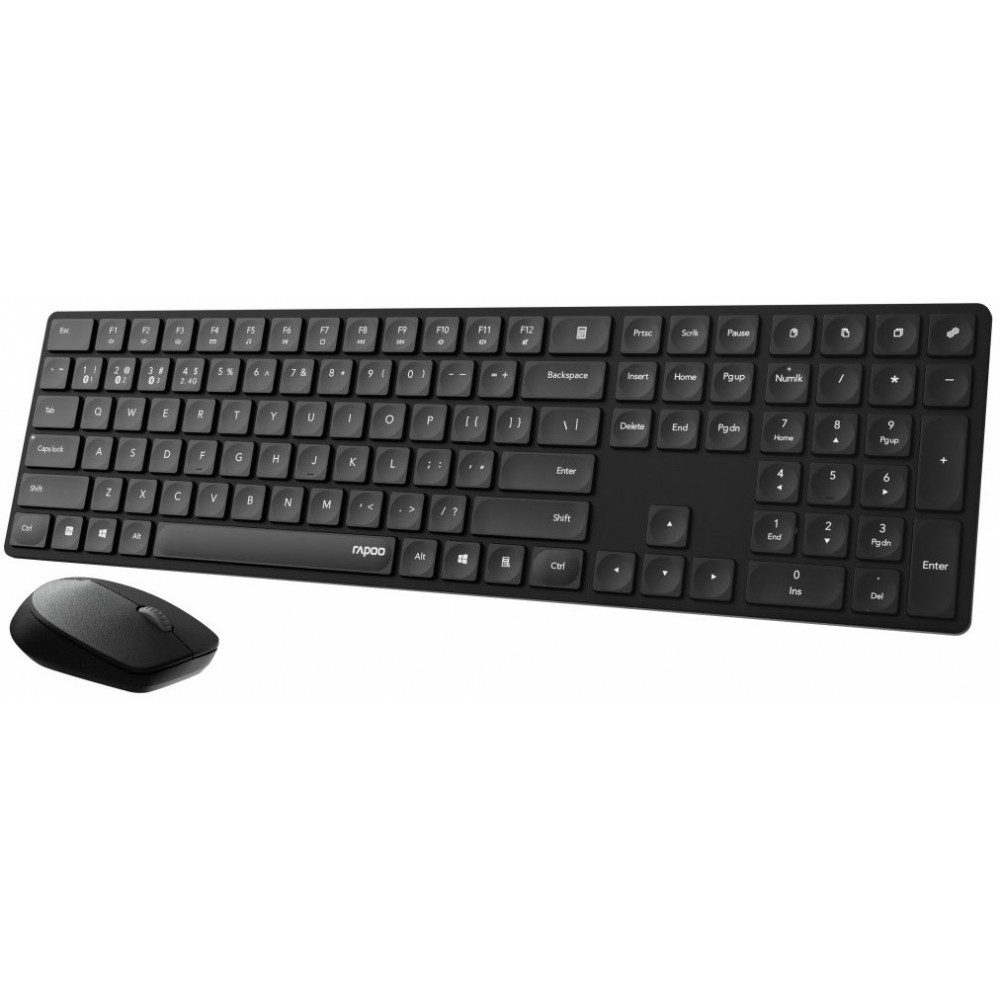 Rapoo Rapoo 8020M kabelloses Tastatur-Set schwarz. Tastatur (kabellos)
