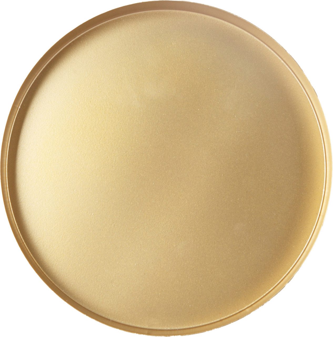 Trend Line Dekotablett Dekotablett Metall Ø 24 x 2 cm gold