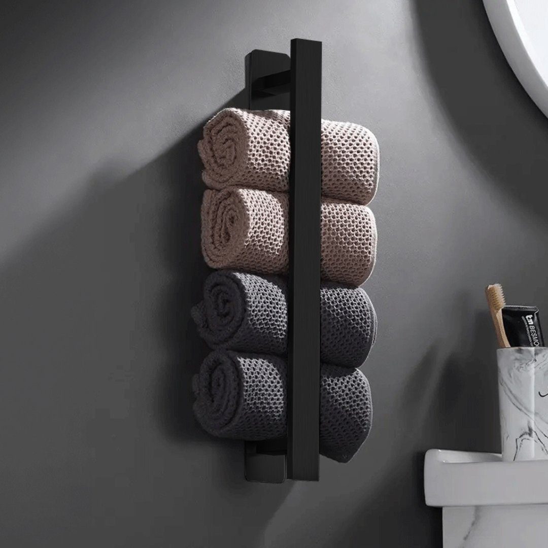 LIVINA HOME Handtuchhalter ohne Bohren 40cm Edelstahl, Gästehandtuchhalteru günstig online kaufen