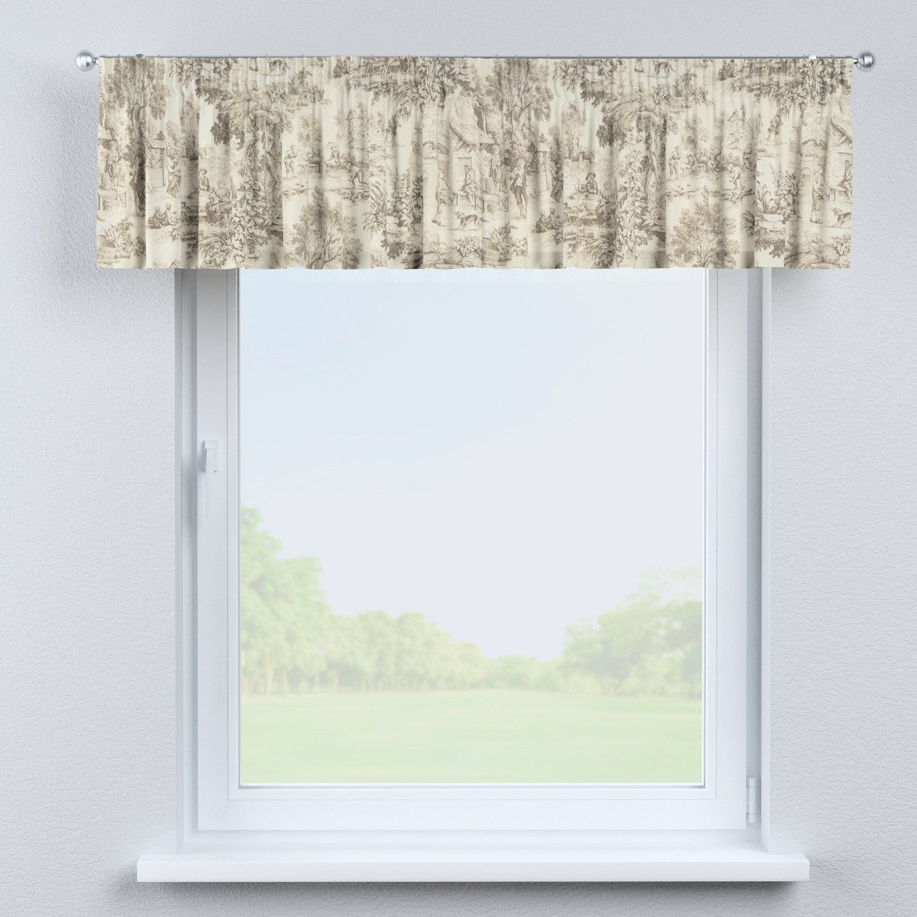 Kurzgardine mit Kräuselband, ecru-beige, 130 x 40 cm, Avinon (144-53) günstig online kaufen