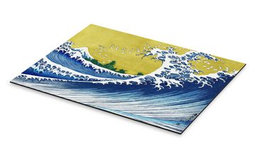 Posterlounge Alu-Dibond-Druck Katsushika Hokusai, Der Fuji am Meer, Wohnzimmer Maritim Malerei