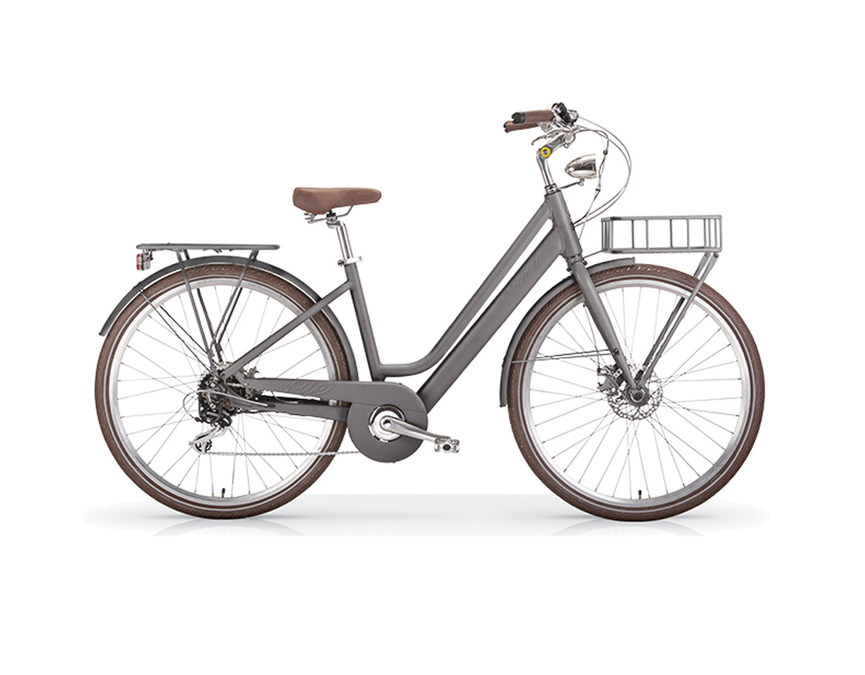 MBM E-Bike, 7 Gang Shimano, Kettenschaltung, Heckmotor, 378 Wh, Elektro-Citybike LA RUE 2.0