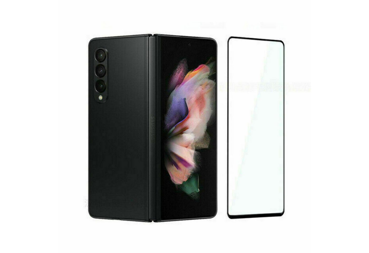 Baker Displayschutzglas 2x Schutzglas Panzerglas Vollabdeckung Samsung Galaxy für Z Fold 3 Z Fold 4 Z Fold 5 Z Fold 6 Z Fold 7, (2 Pack), Z Fold 6 Z Fold 7 Schutzfolie