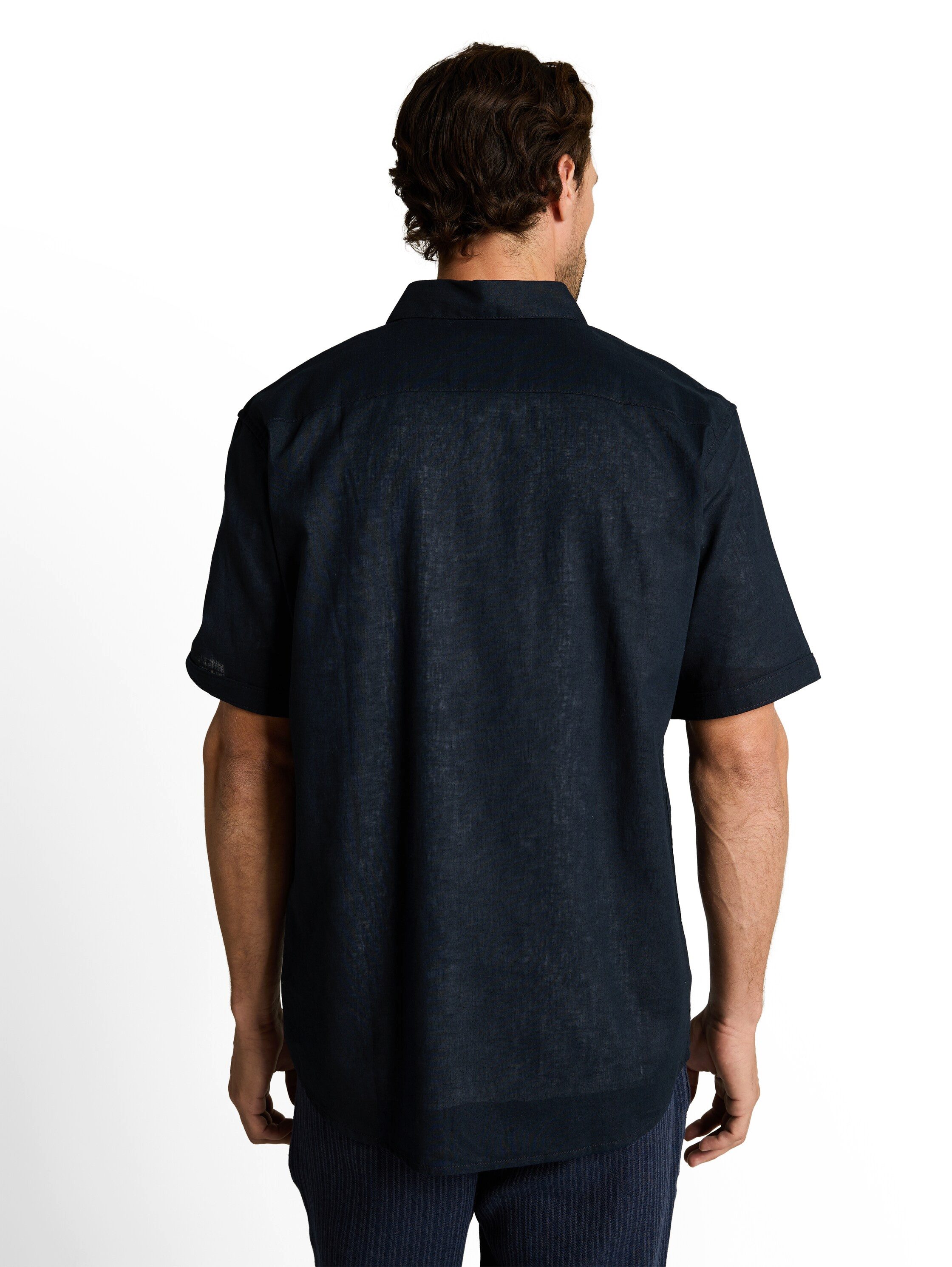 TOM TAILOR Kurzarmhemd mit Kent Kragen