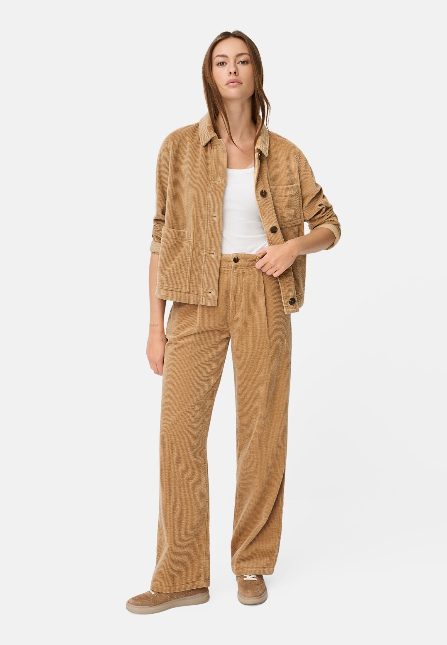 camel active Cordjacke mit Taschen Langarm