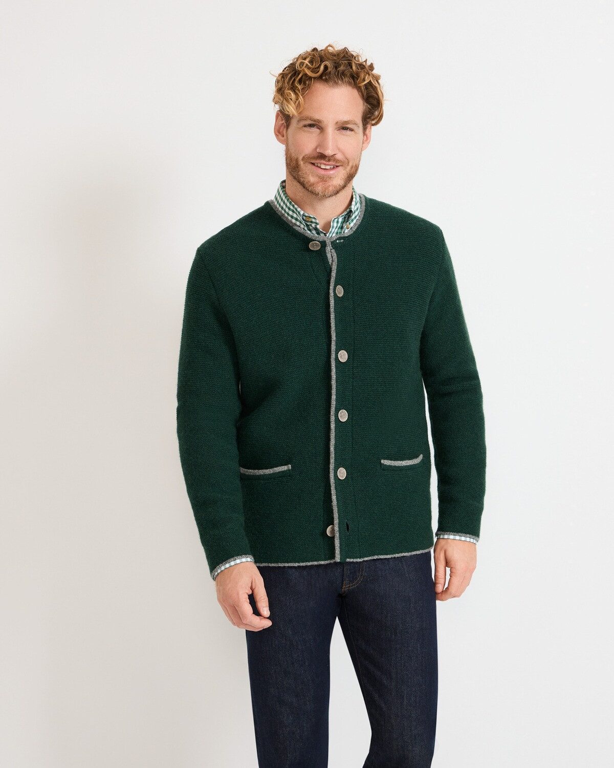 Luis Steindl Trachtenstrickjacke Strick-Cardigan